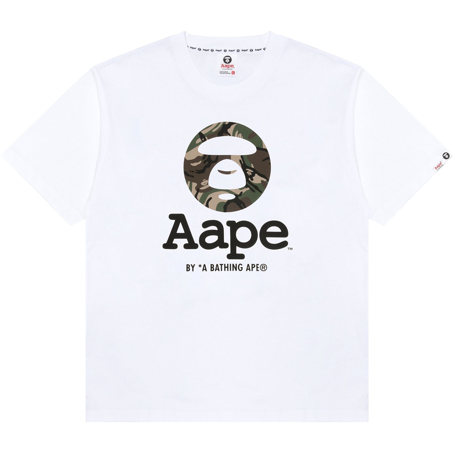 CAMO MOONFACE LOGO TEE