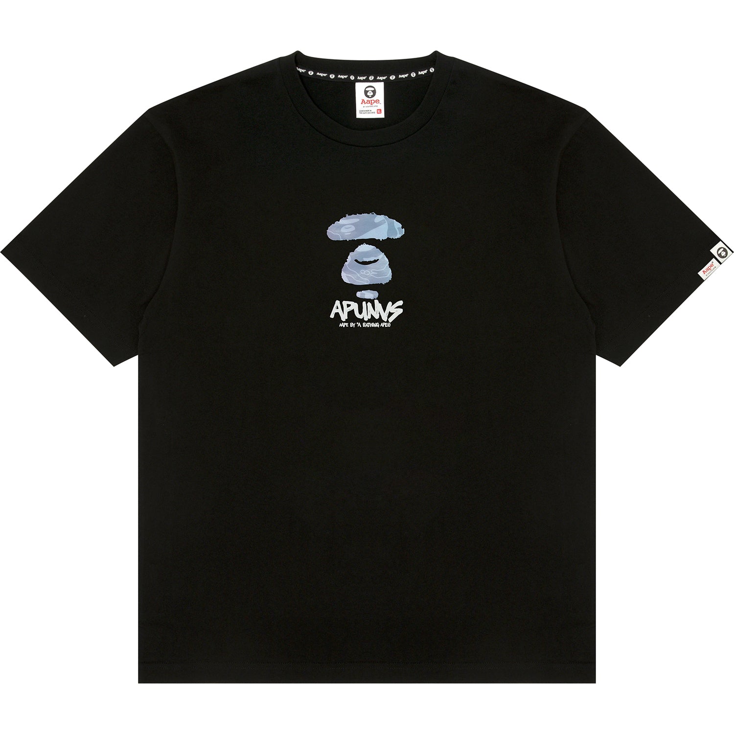 AAPEUNVS MOONFACE LOGO SHORT SLEEVE TEE