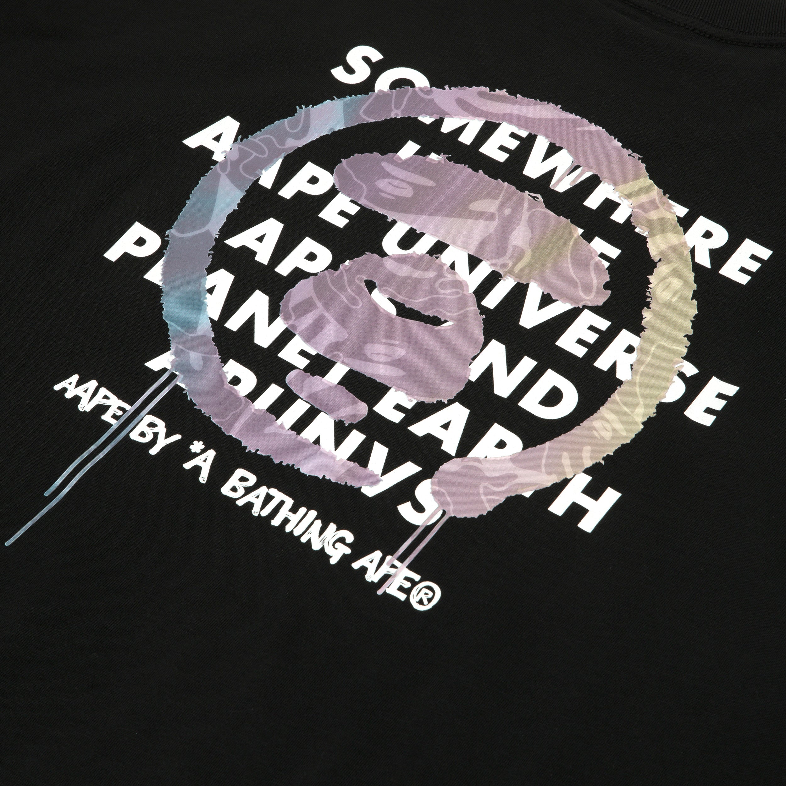 AAPEUNVS MOONFACE LOGO SHORT SLEEVE TEE