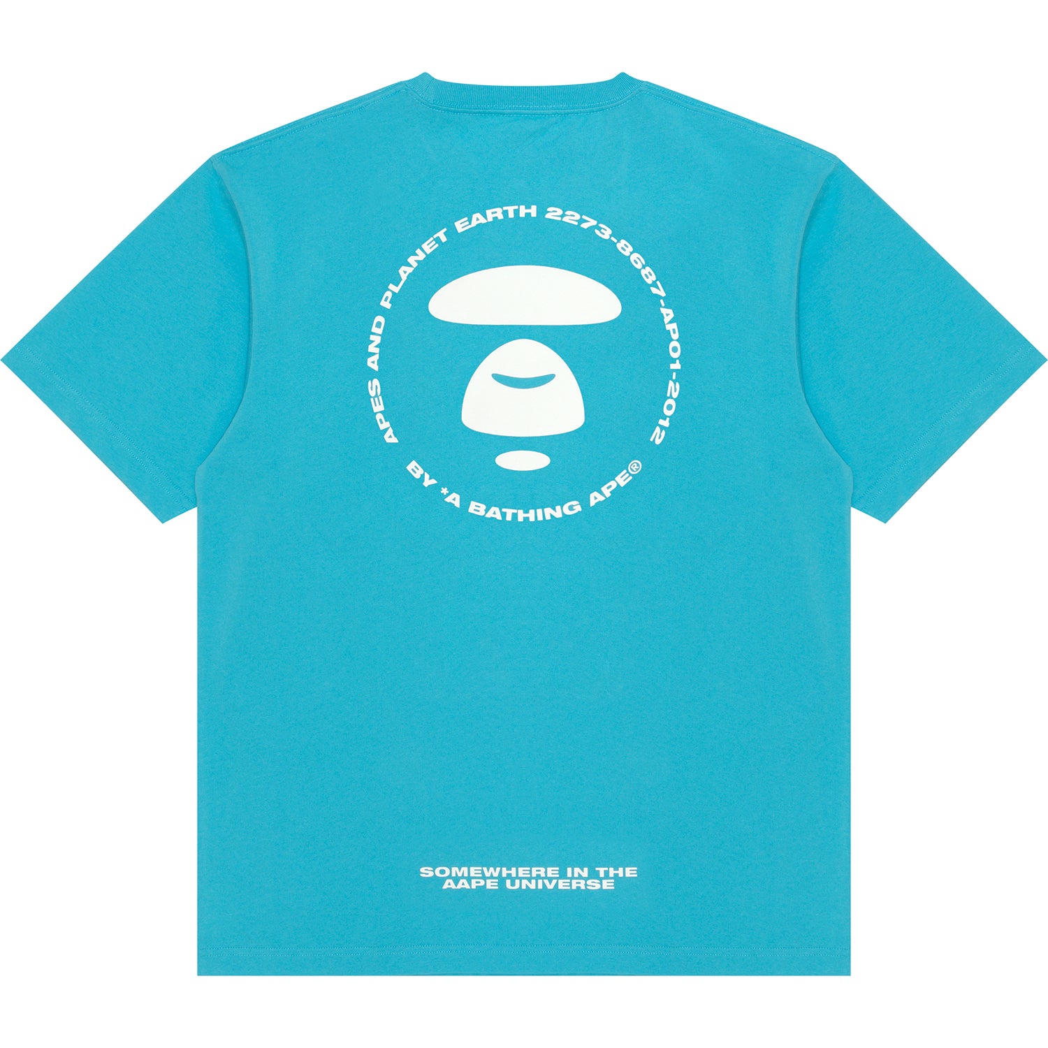 AAPTEM1647XXO/MOONFACE LOGO EMBOSSED TEE