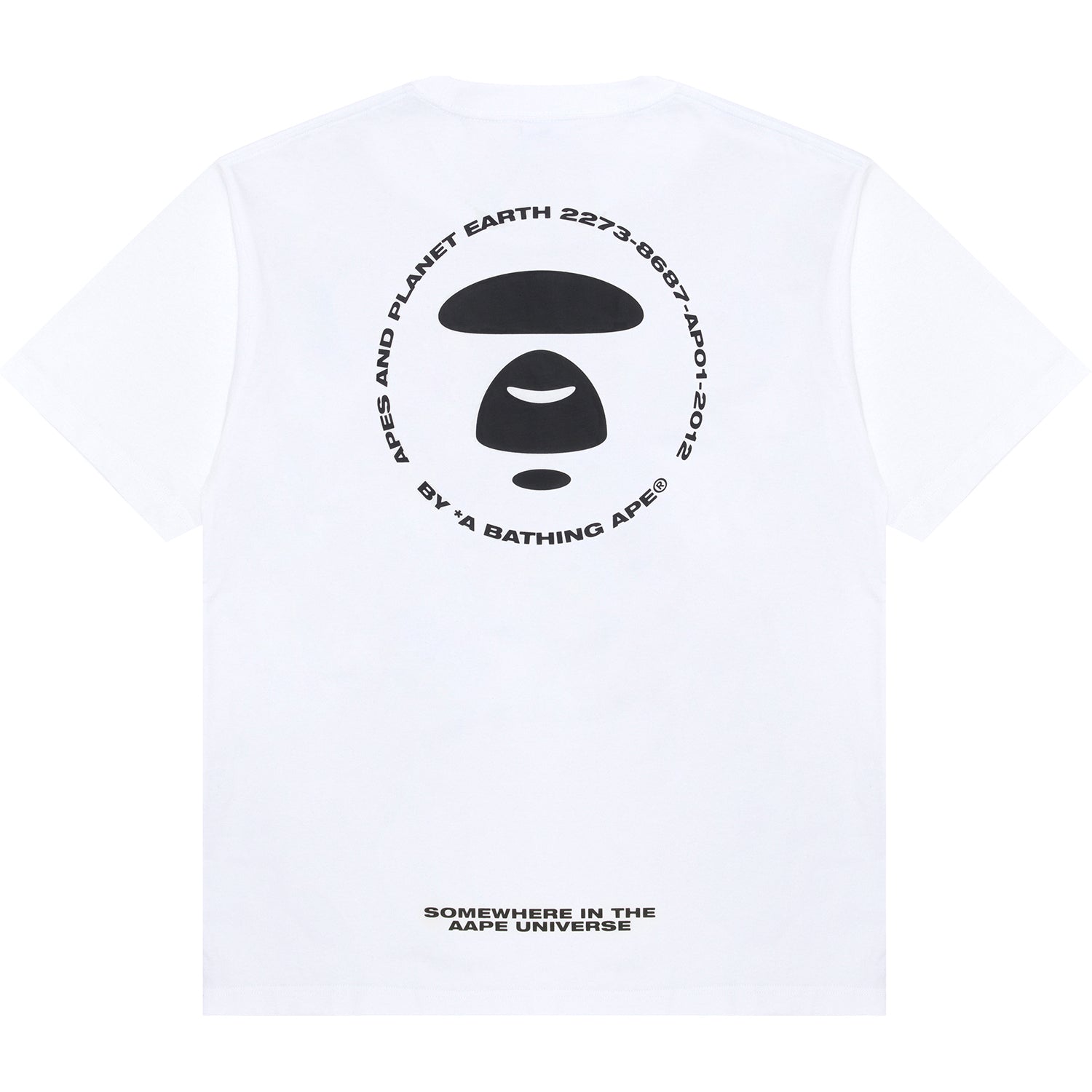 AAPTEM1647XXO/MOONFACE LOGO EMBOSSED TEE
