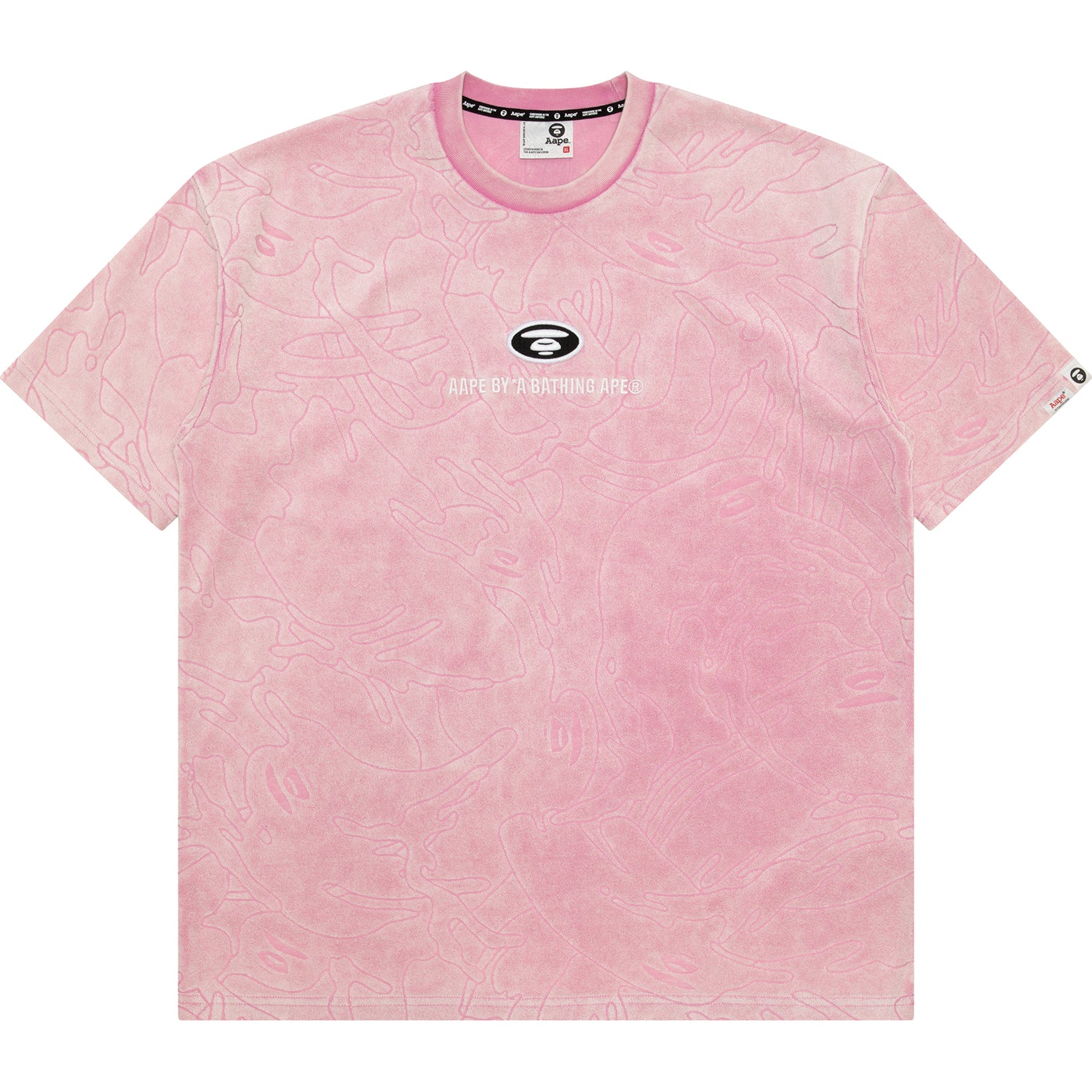 MOONFACE LOGO CAMO WASHED TEE