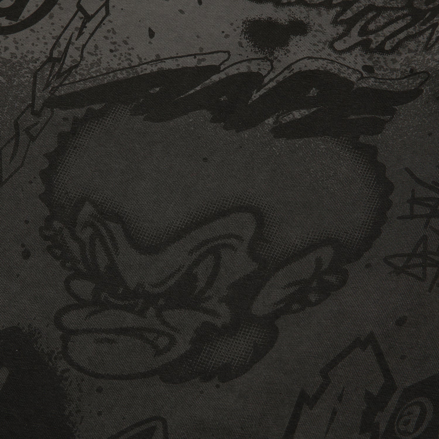 MOONFACE LOGO GRAFFITI PRINT TEE