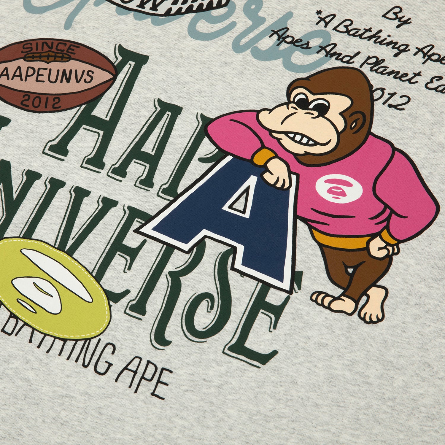 AAPEUNVS MOONFACE GRAPHIC TEE
