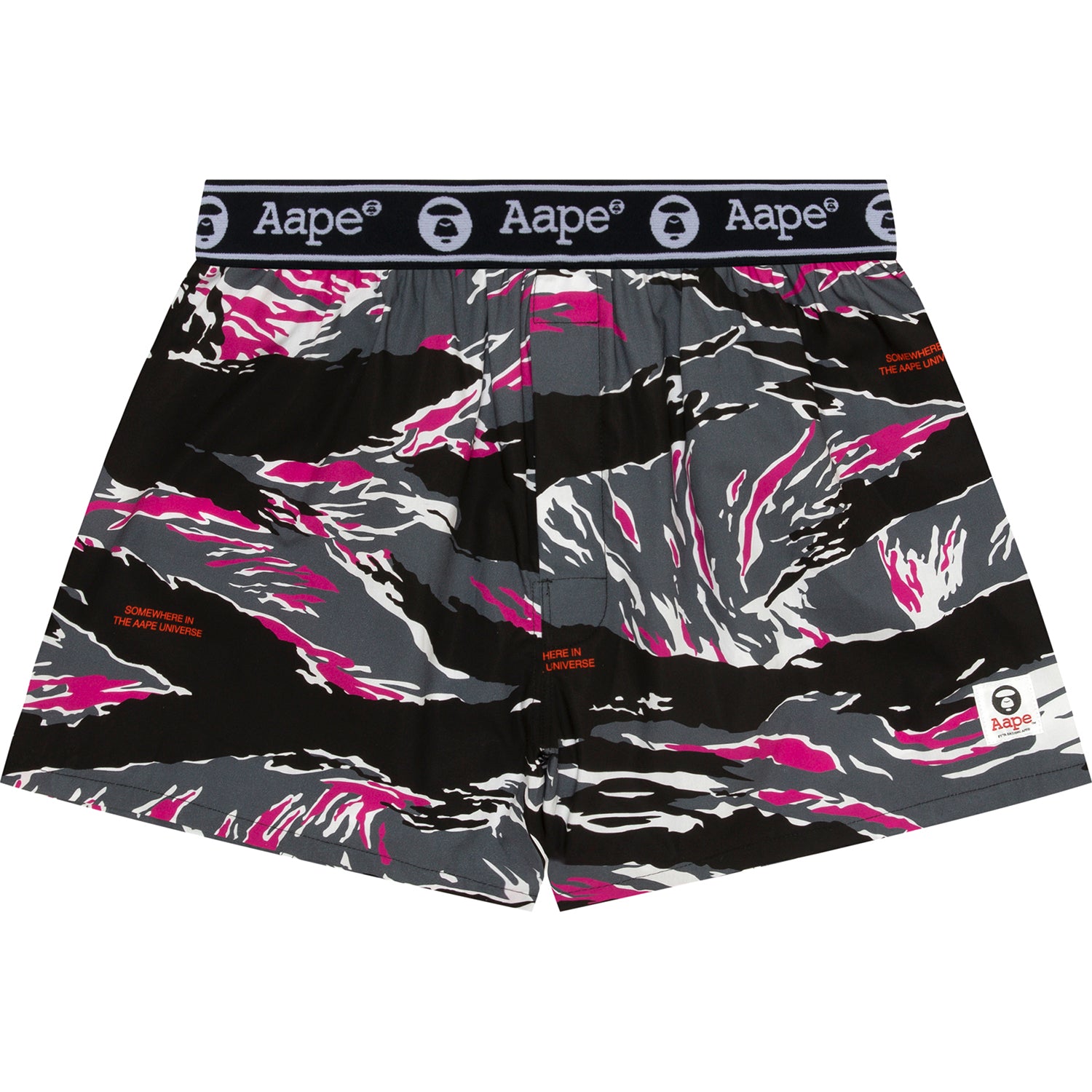 AAPUWM5242XXO/MOONFACE LOGO CAMO PRINT BOXER SHORTS