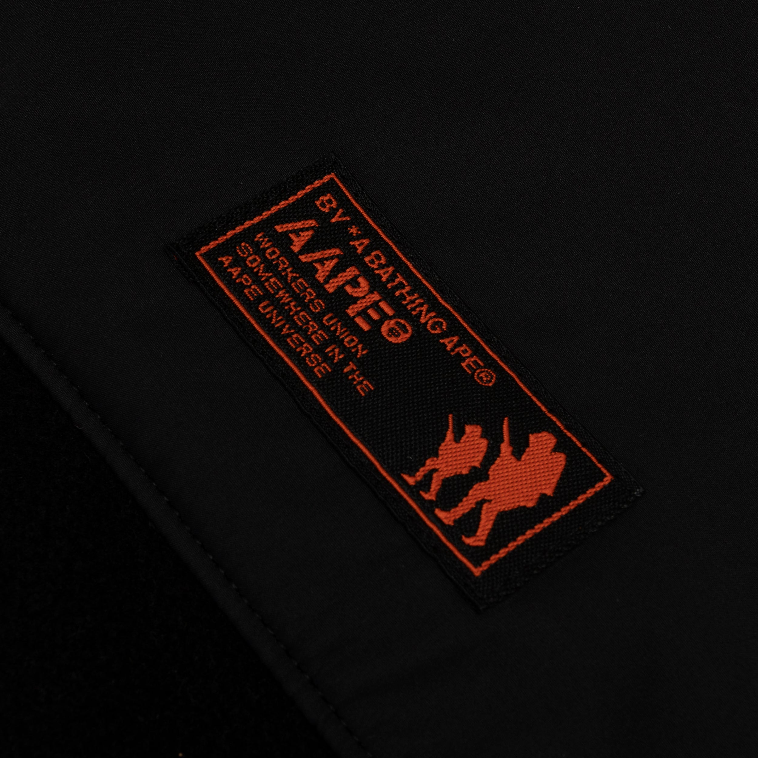 AAPE PANELLED ZIP HOODIE