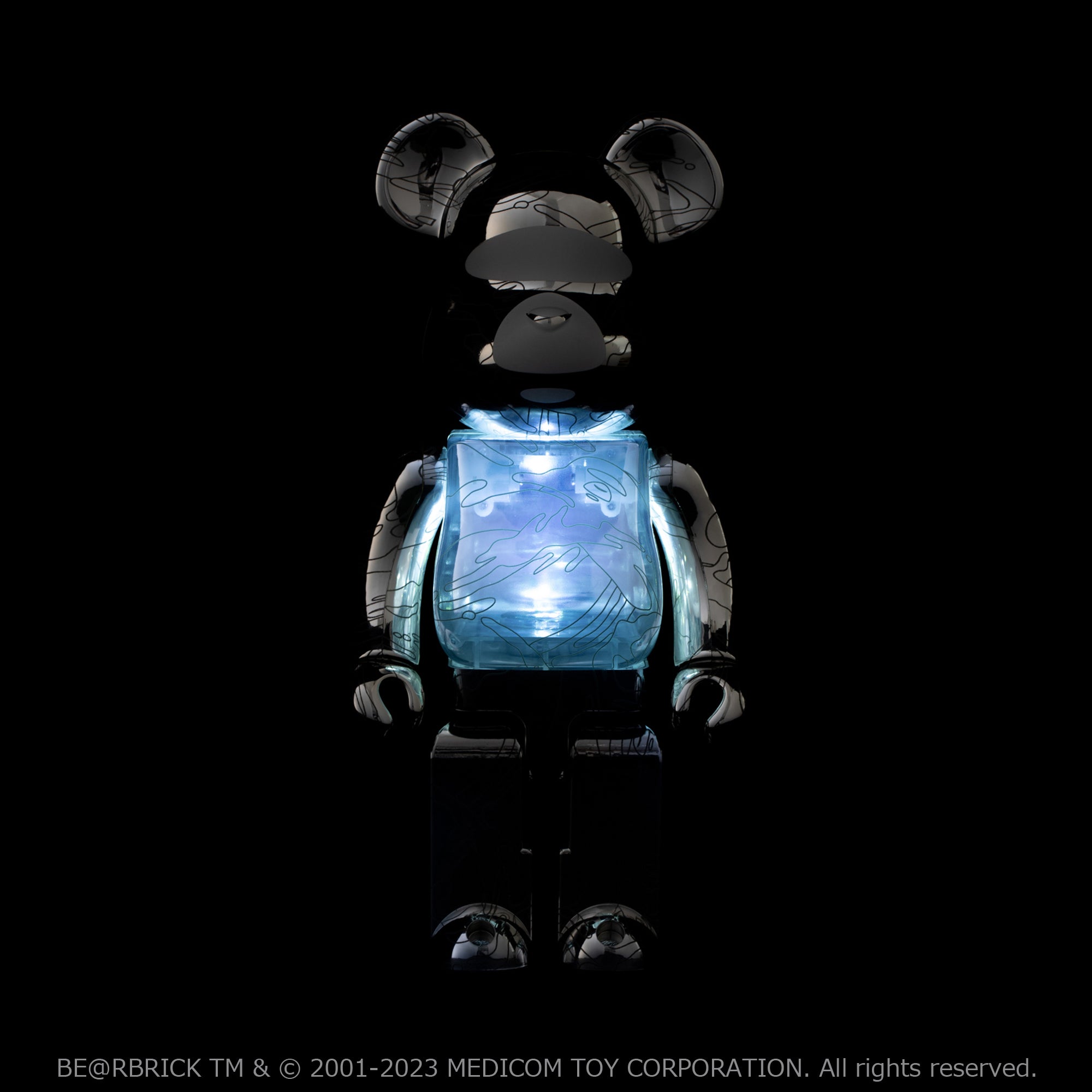 AAPE X BE@RBRICK 10TH ANNIVERSARY MOONFACE CAMO 100% & 400% SET