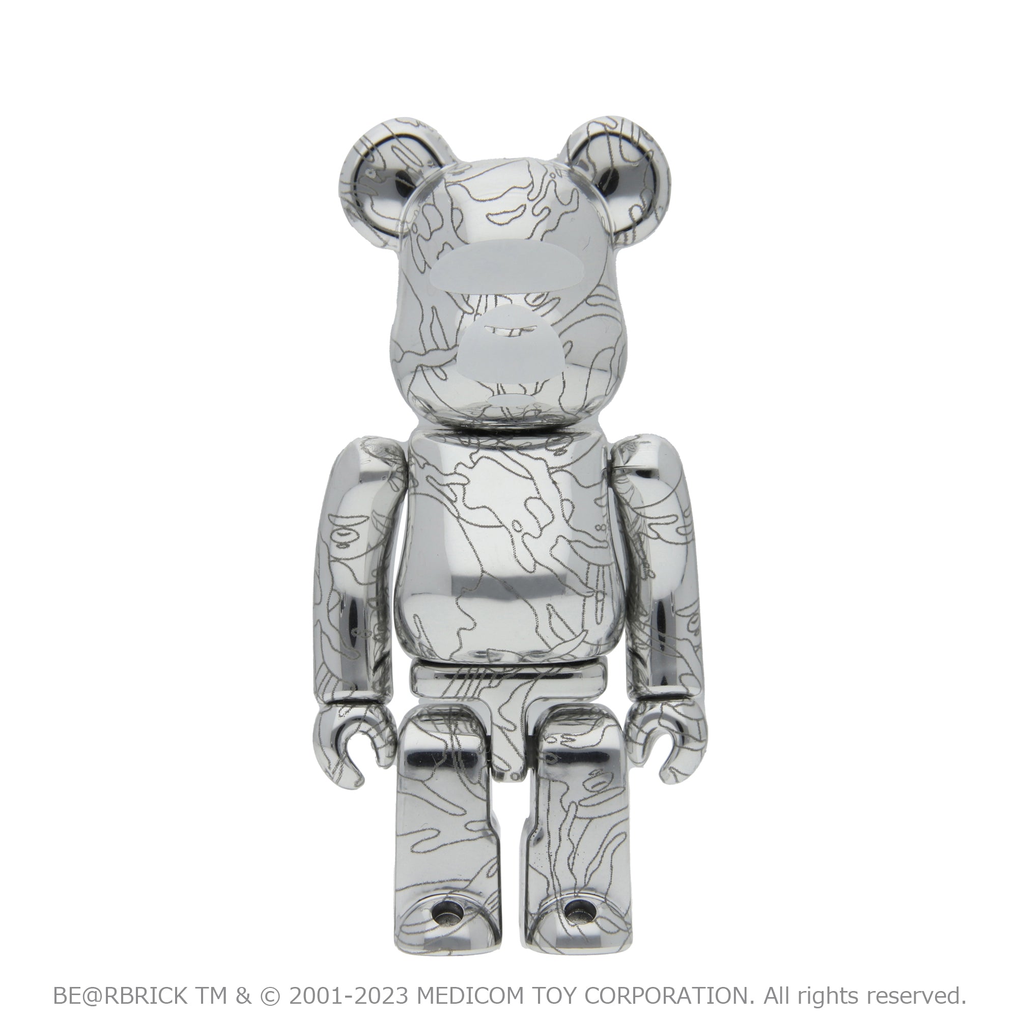 AAPE X BE@RBRICK 10TH ANNIVERSARY MOONFACE CAMO 100% & 400% SET