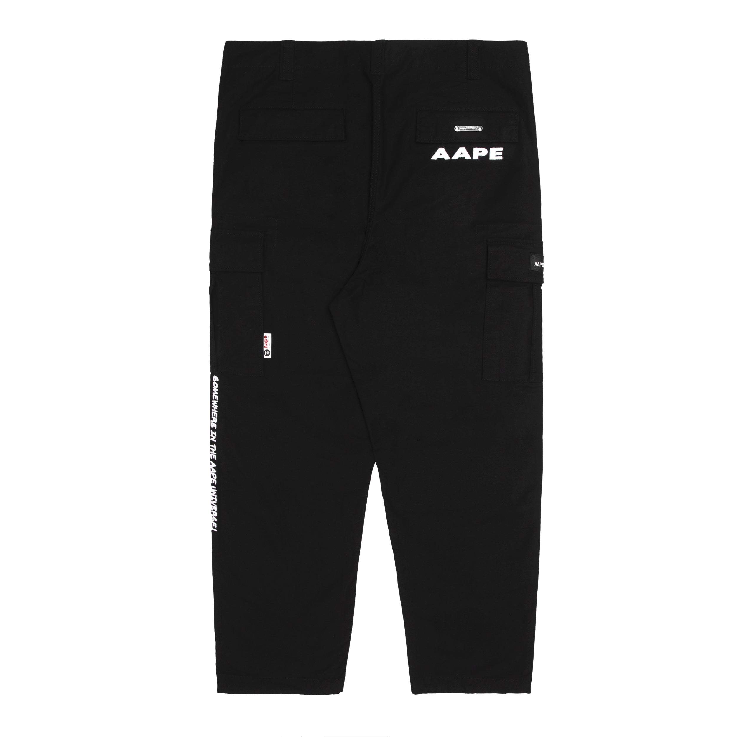 AAPE LOGO PATCH CARGO PANTS