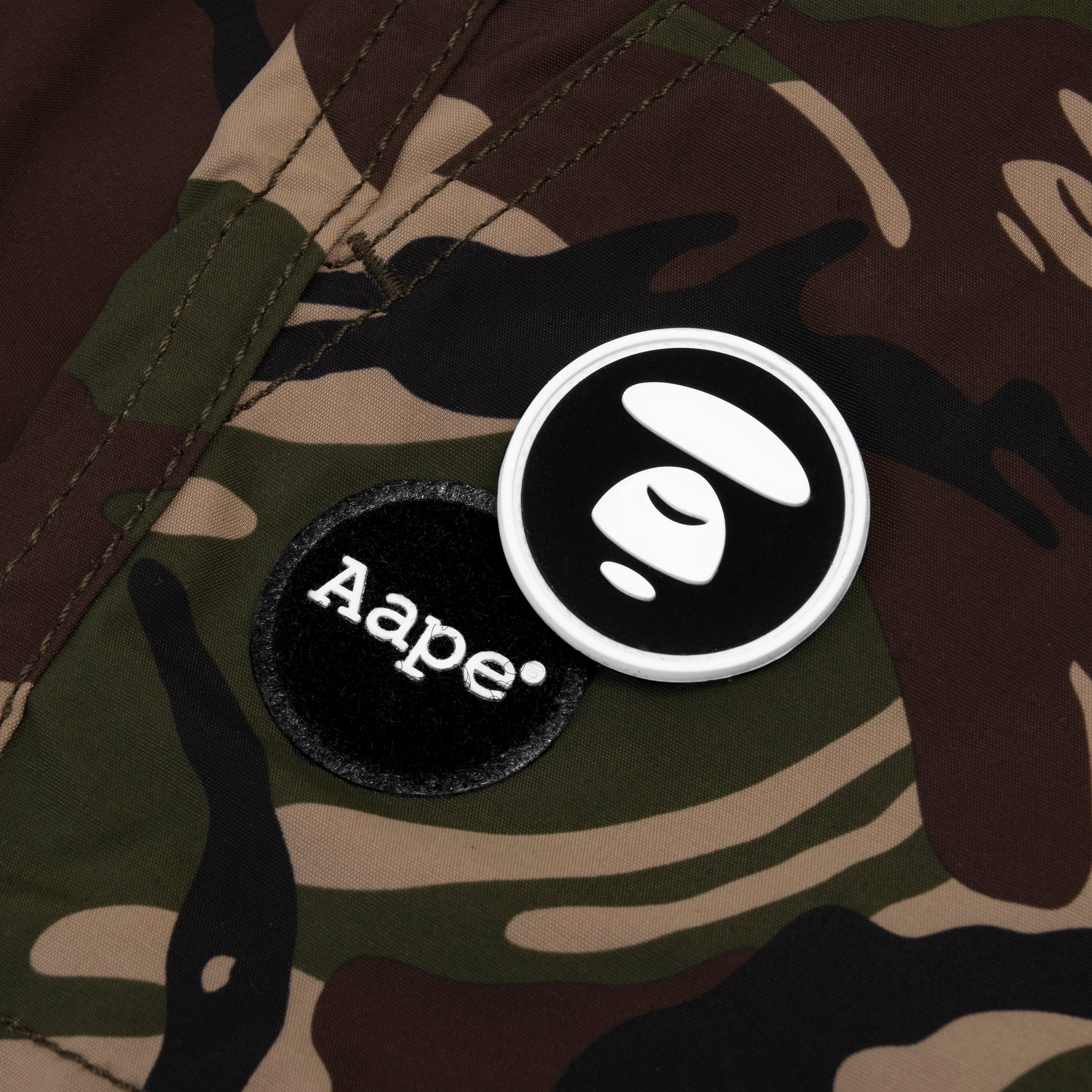 AAPE CAMO PRINT CARGO PANTS