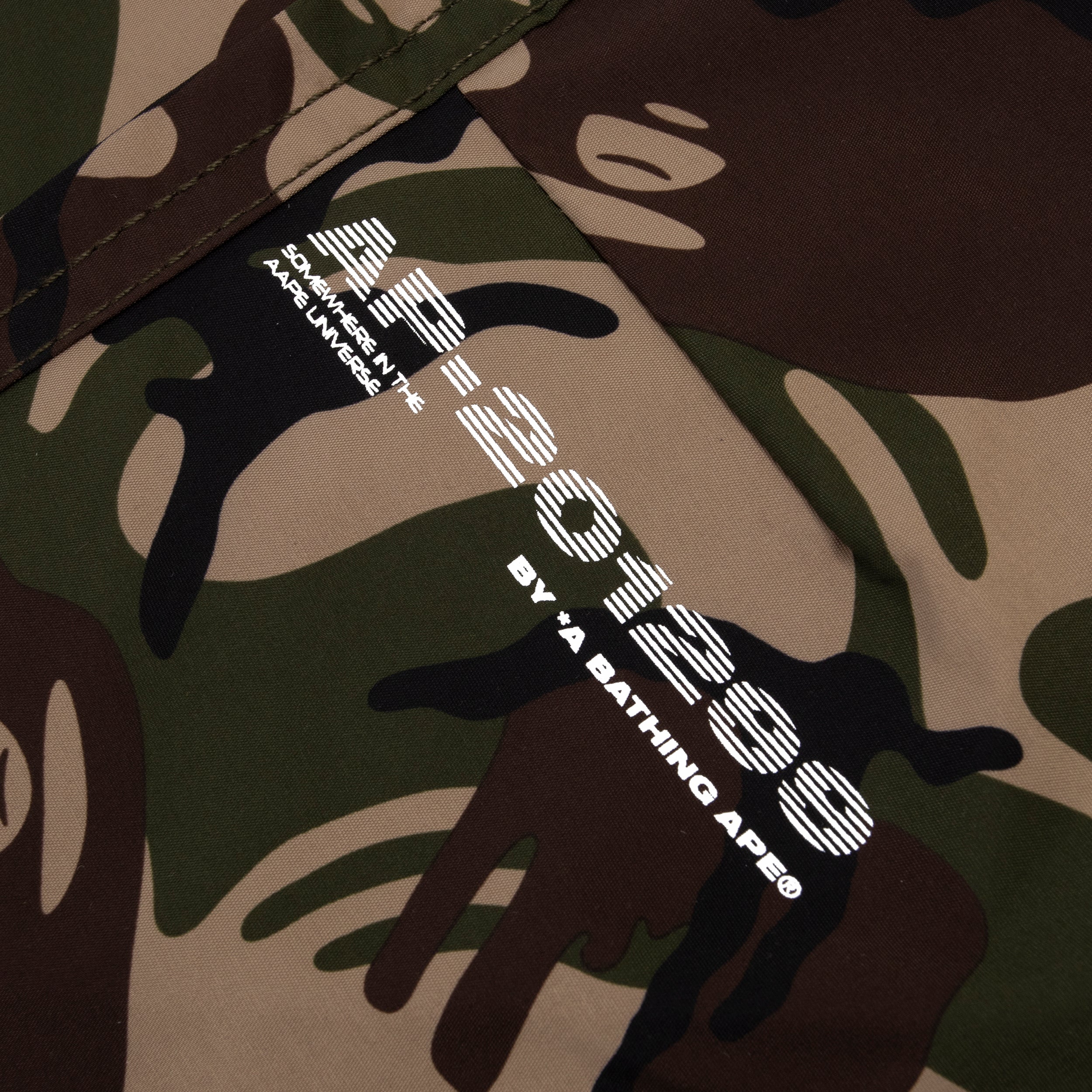 AAPE CAMO PRINT CARGO PANTS
