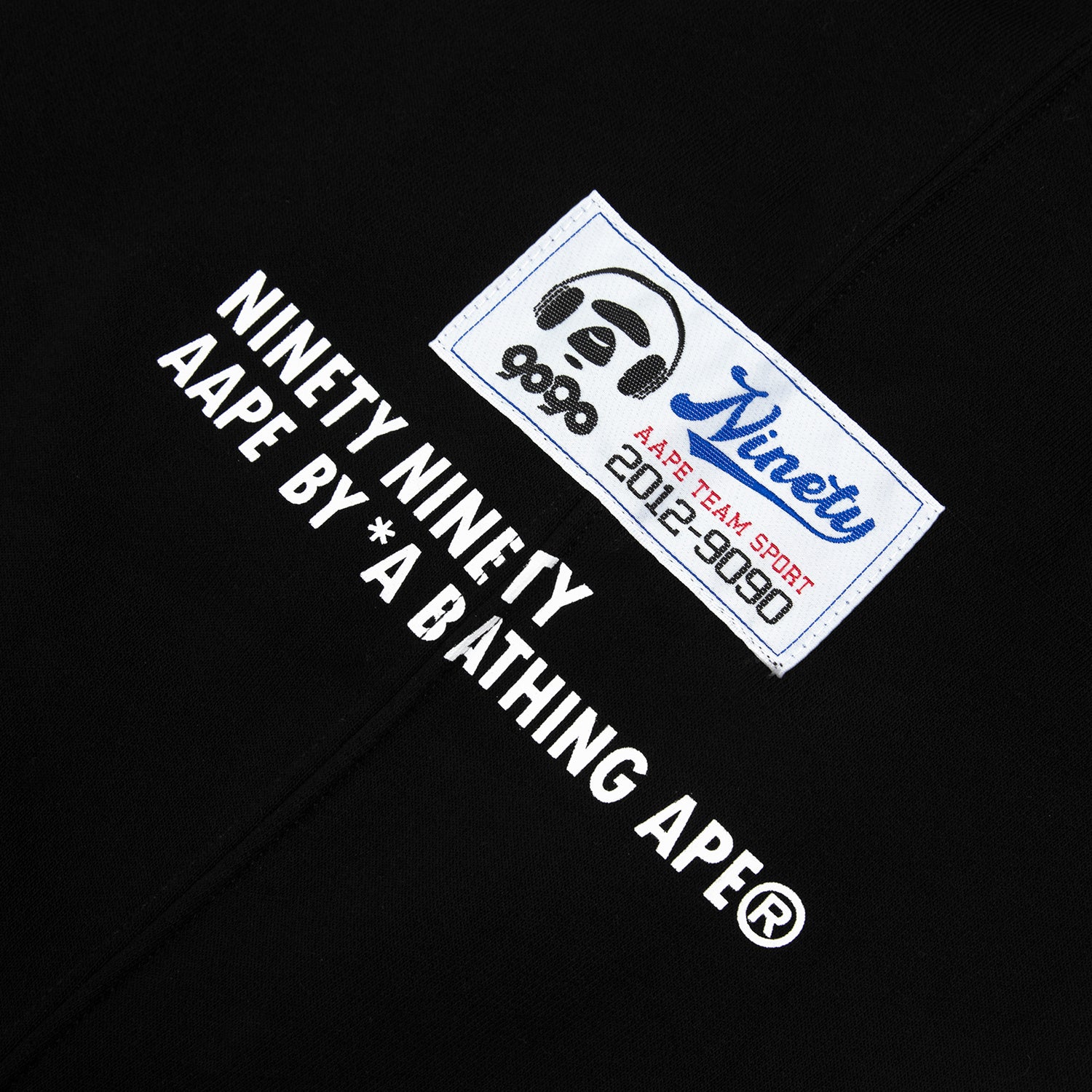 AAPE X 9090 MOONFACE FLEECE SWEATPANTS