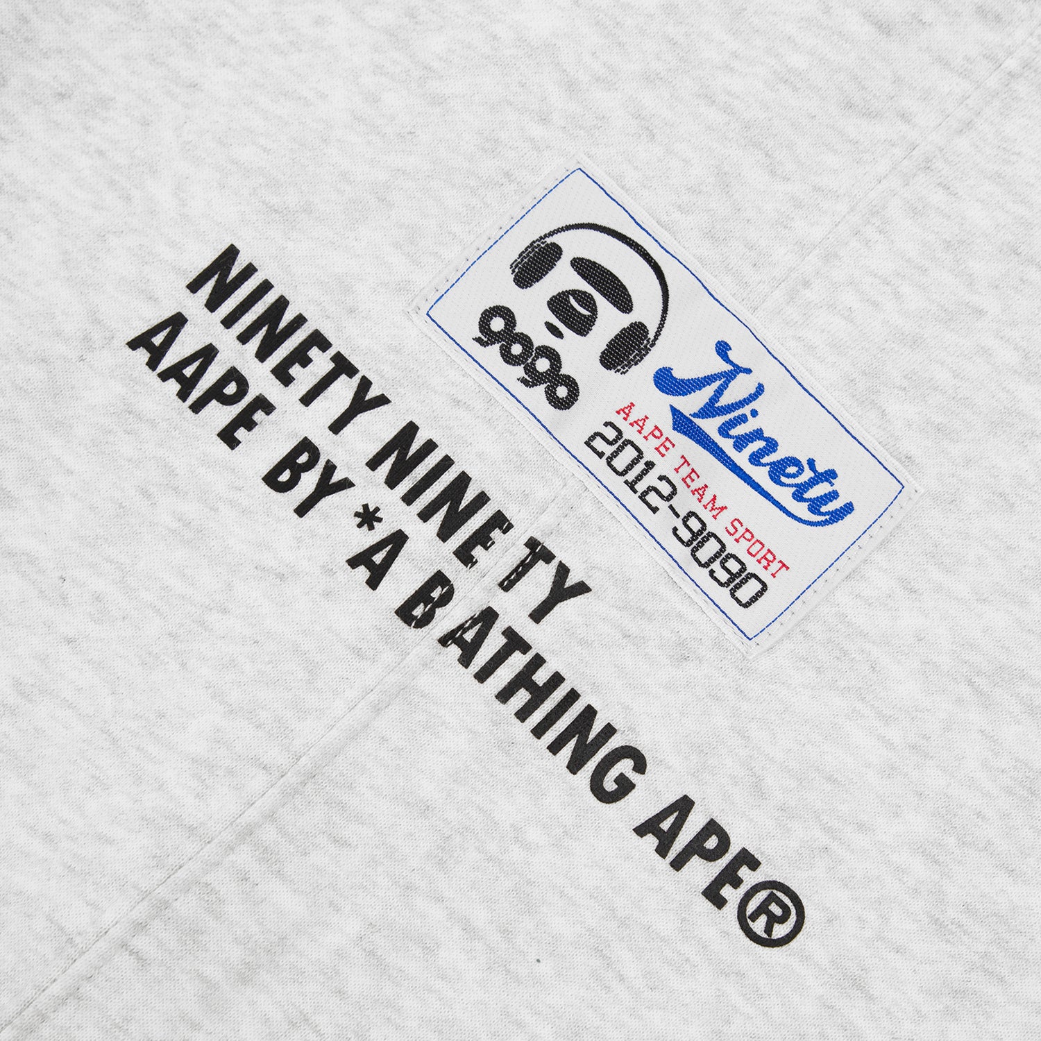 AAPE X 9090 MOONFACE FLEECE SWEATPANTS