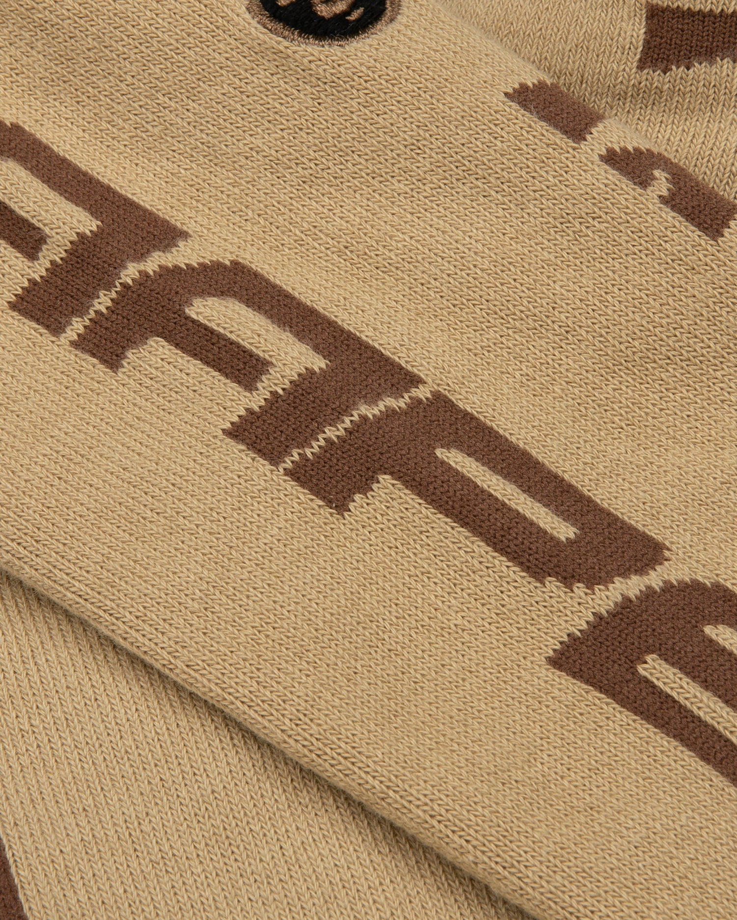 MOONFACE EMBROIDERED PATTERNED SOCKS