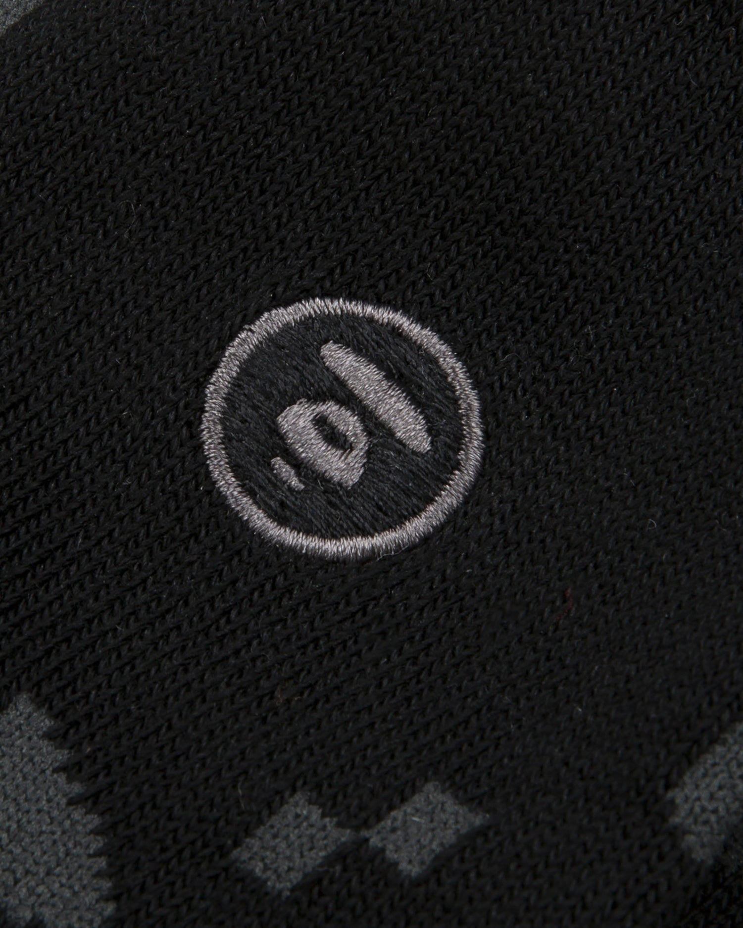 MOONFACE EMBROIDERED PATTERNED SOCKS