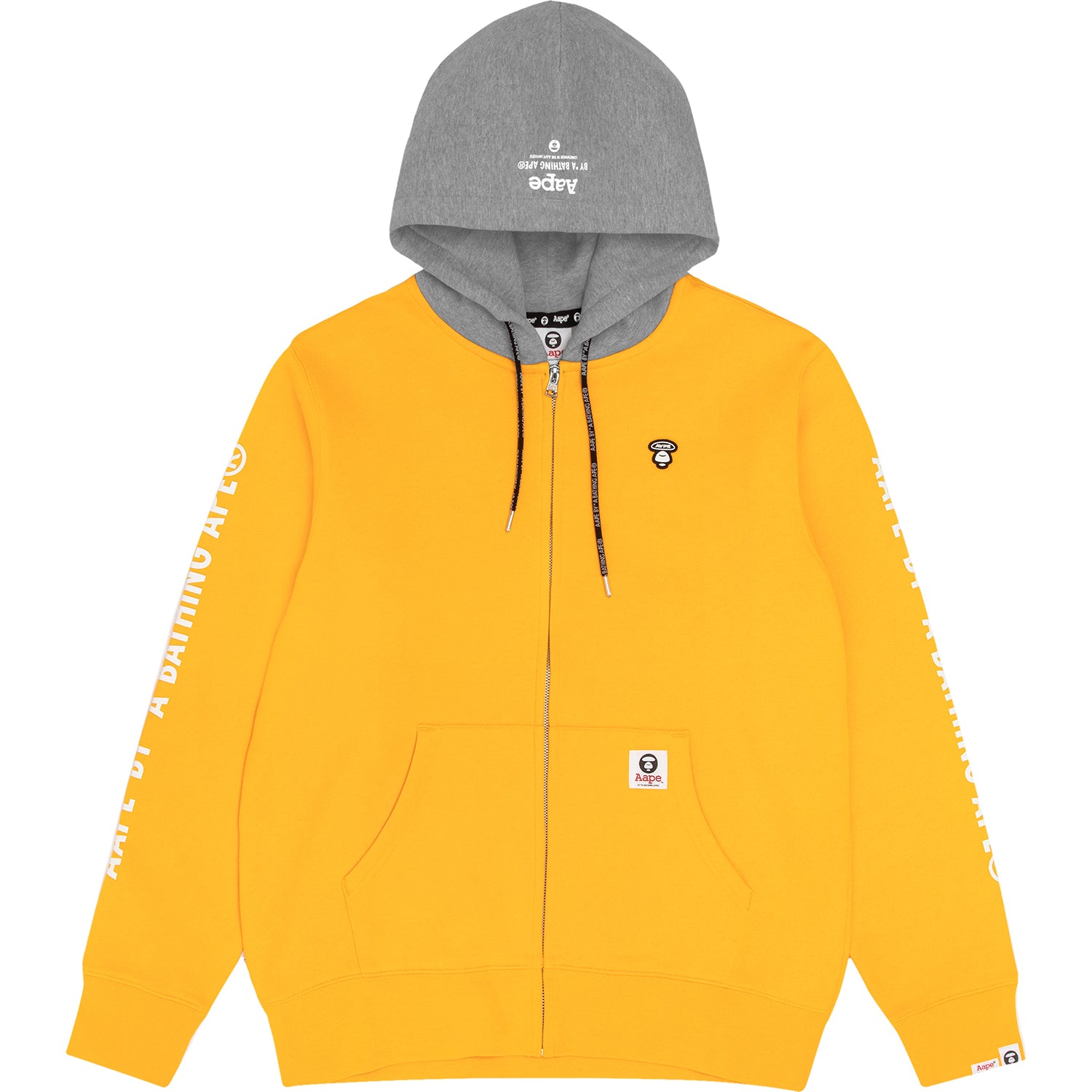 AAPE TWO-TONE ZIP HOODIE