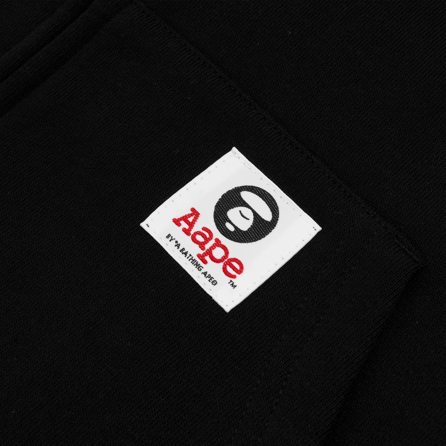 AAPE GRAPHIC LOGO PRINT ZIP HOODIE
