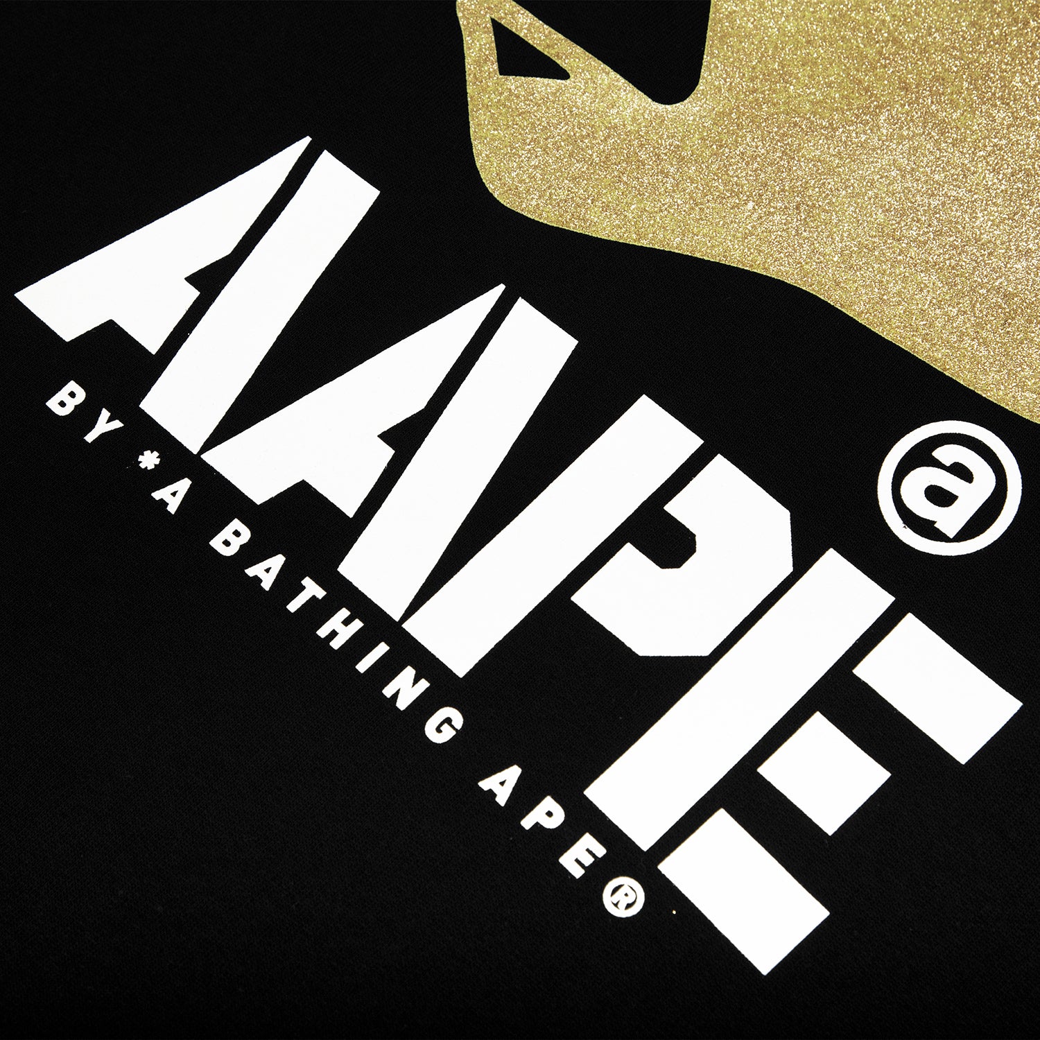 AAPE METALLIC EMBLEM LOGO SWEATSHIRT