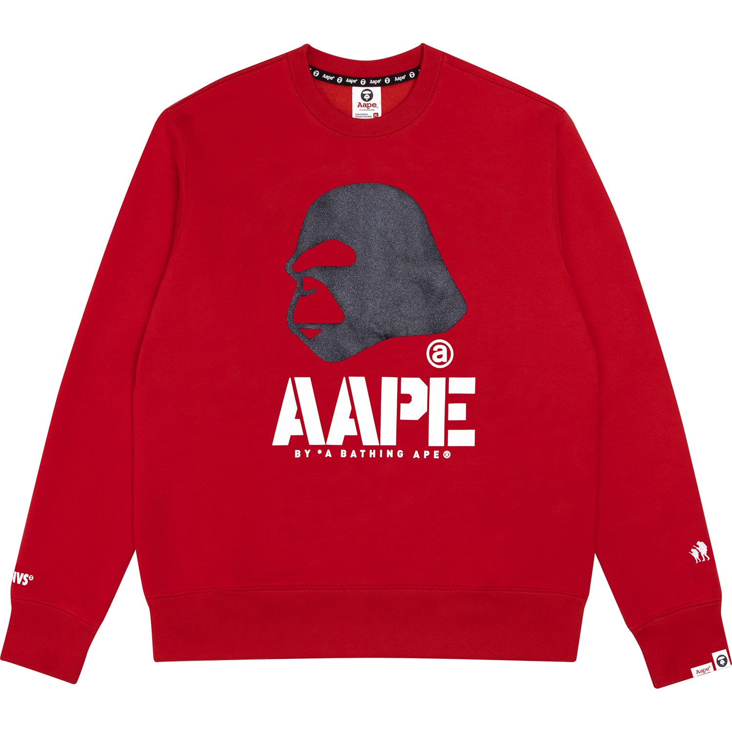 AAPE METALLIC EMBLEM LOGO SWEATSHIRT