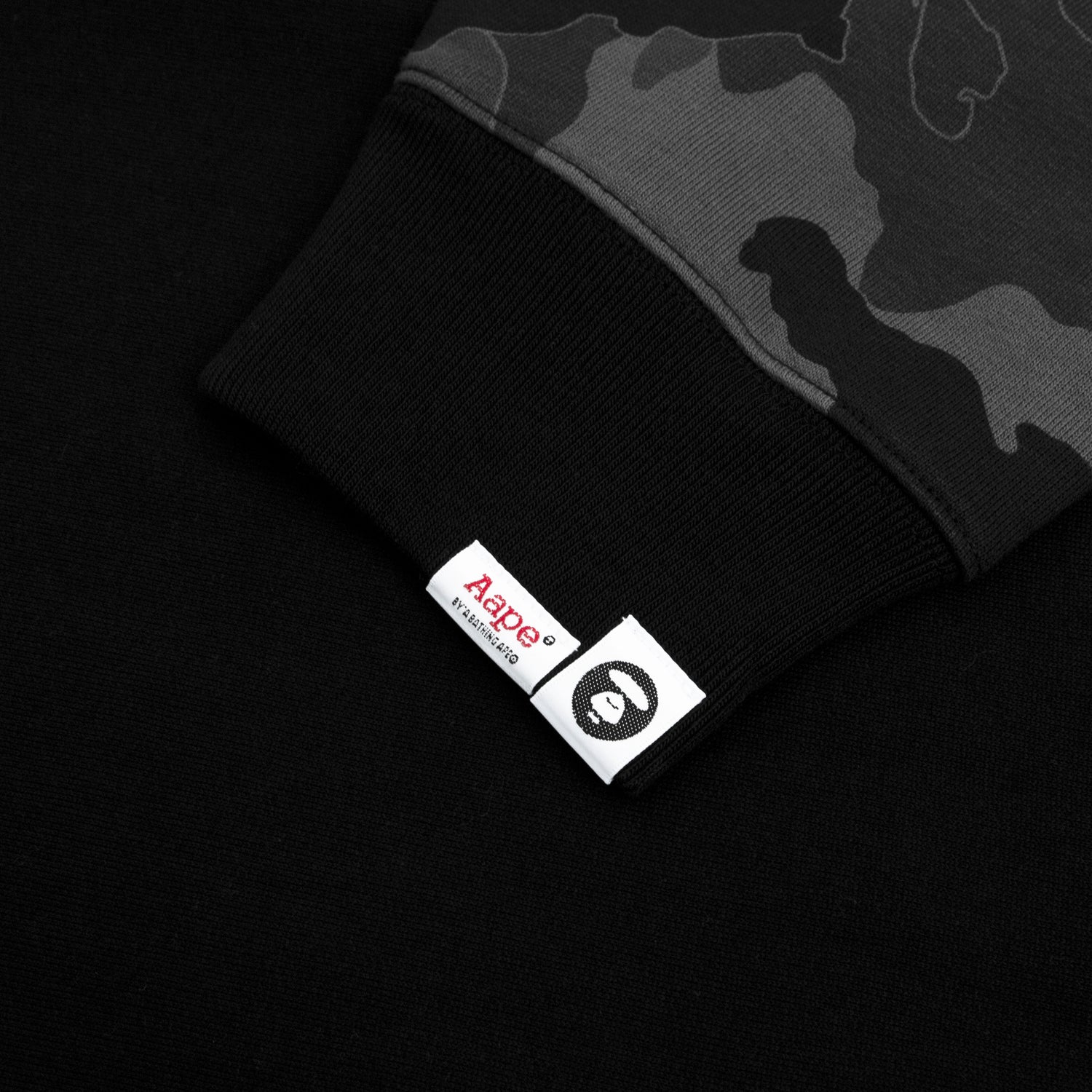 AAPE APE FACE CAMO BLOCK SWEATSHIRT