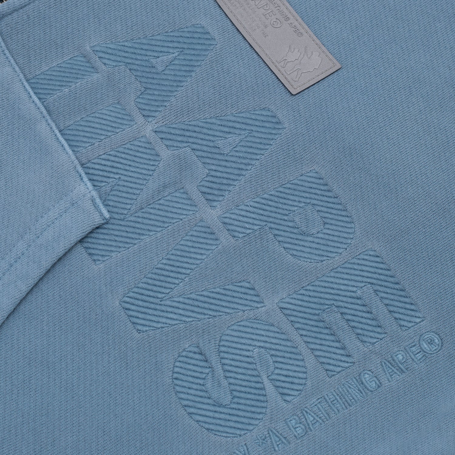 AAPE EMBROIDERED ZIP-UP HOODIE