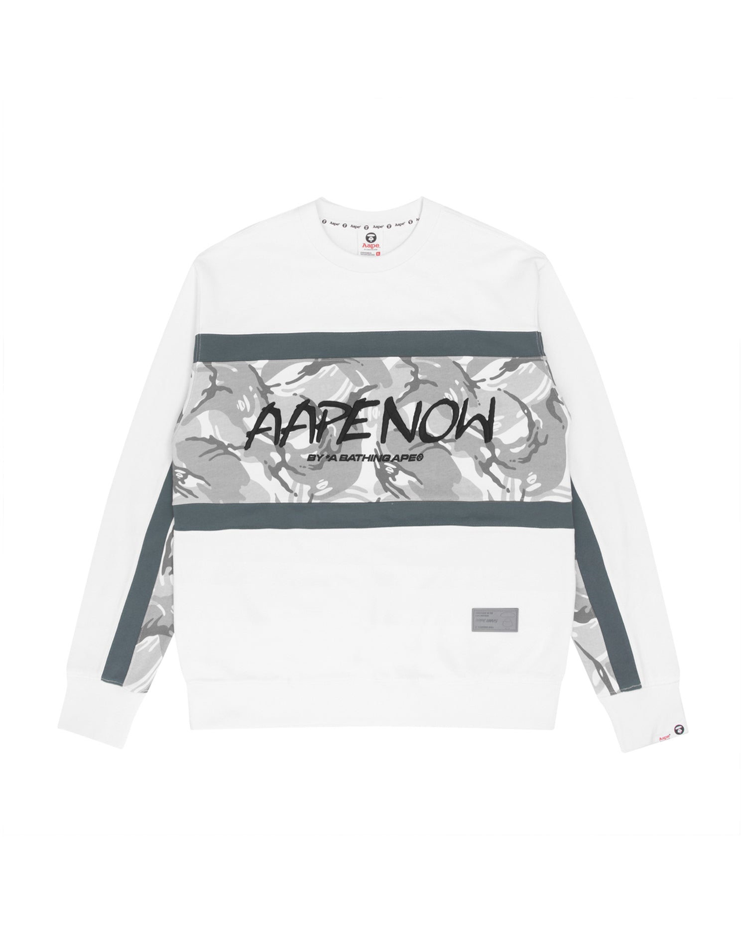 AAPSWM3824XXH/AAPE CREW NECK SWEATER