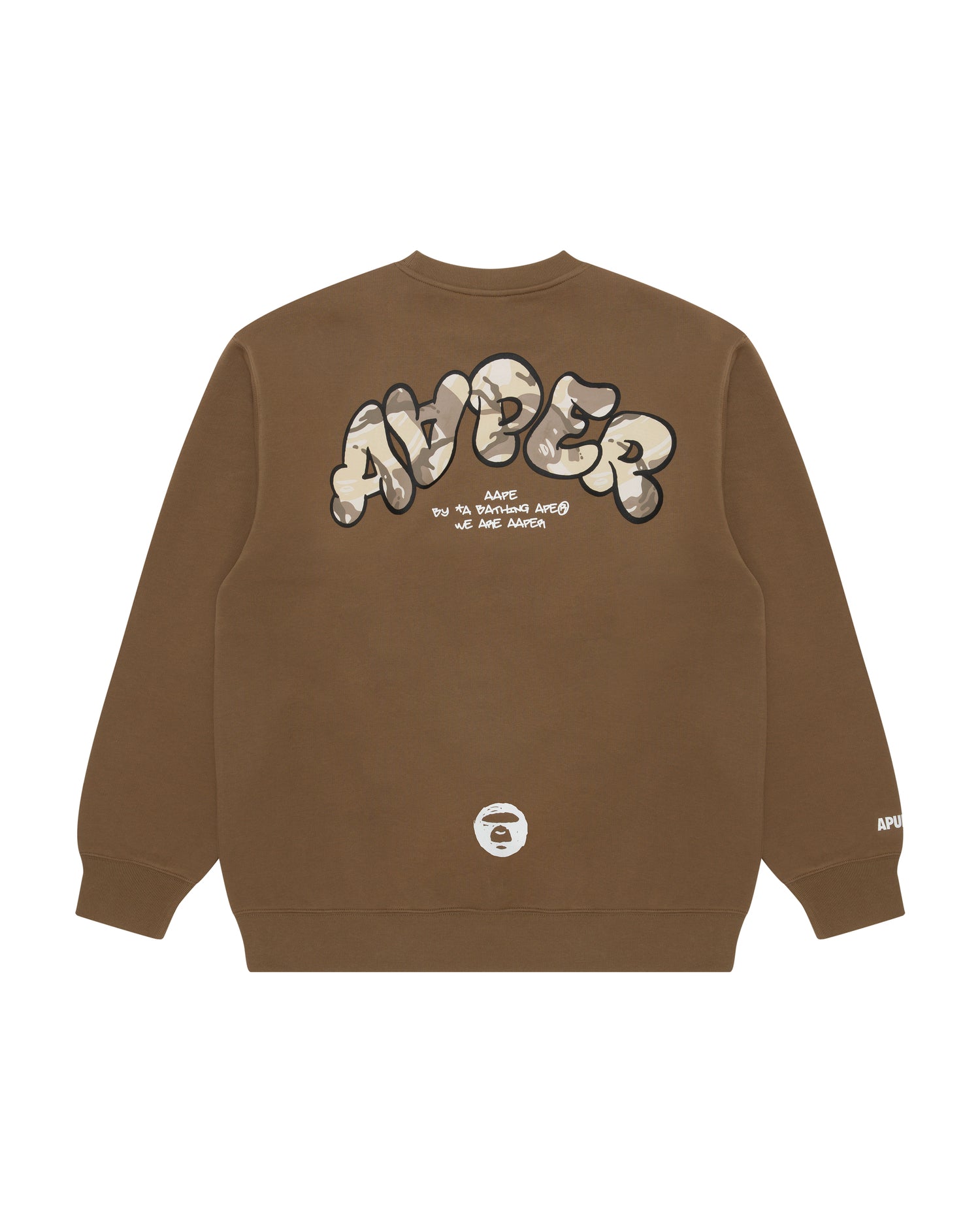 AAPE THEME CREW NECK SWEATER