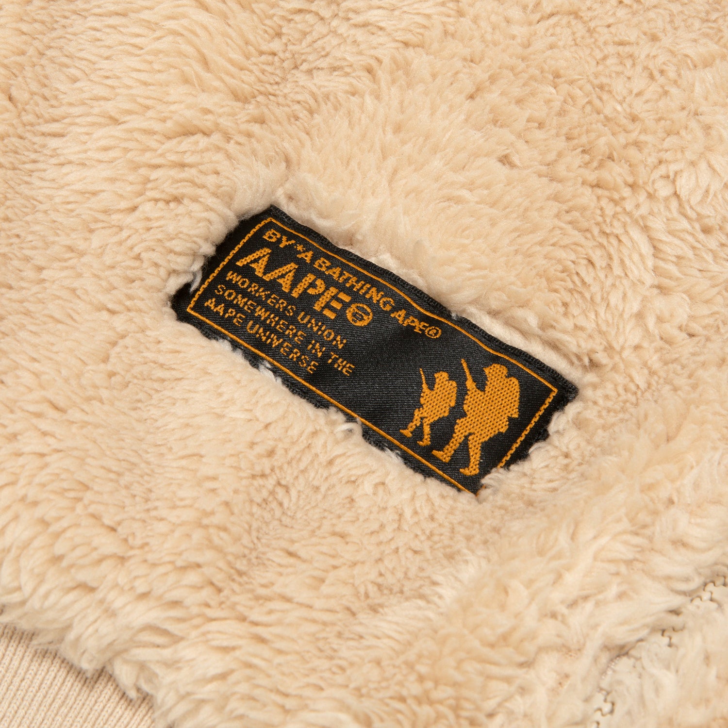AAPSWM3957XXJ/AAPE FANCY ZIP UP SWEATER