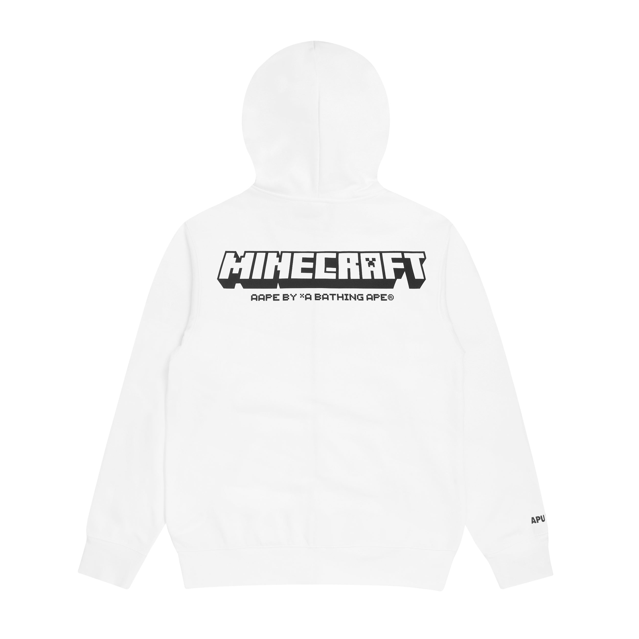AAPE X MINECRAFT LOGO BACK HOODIE