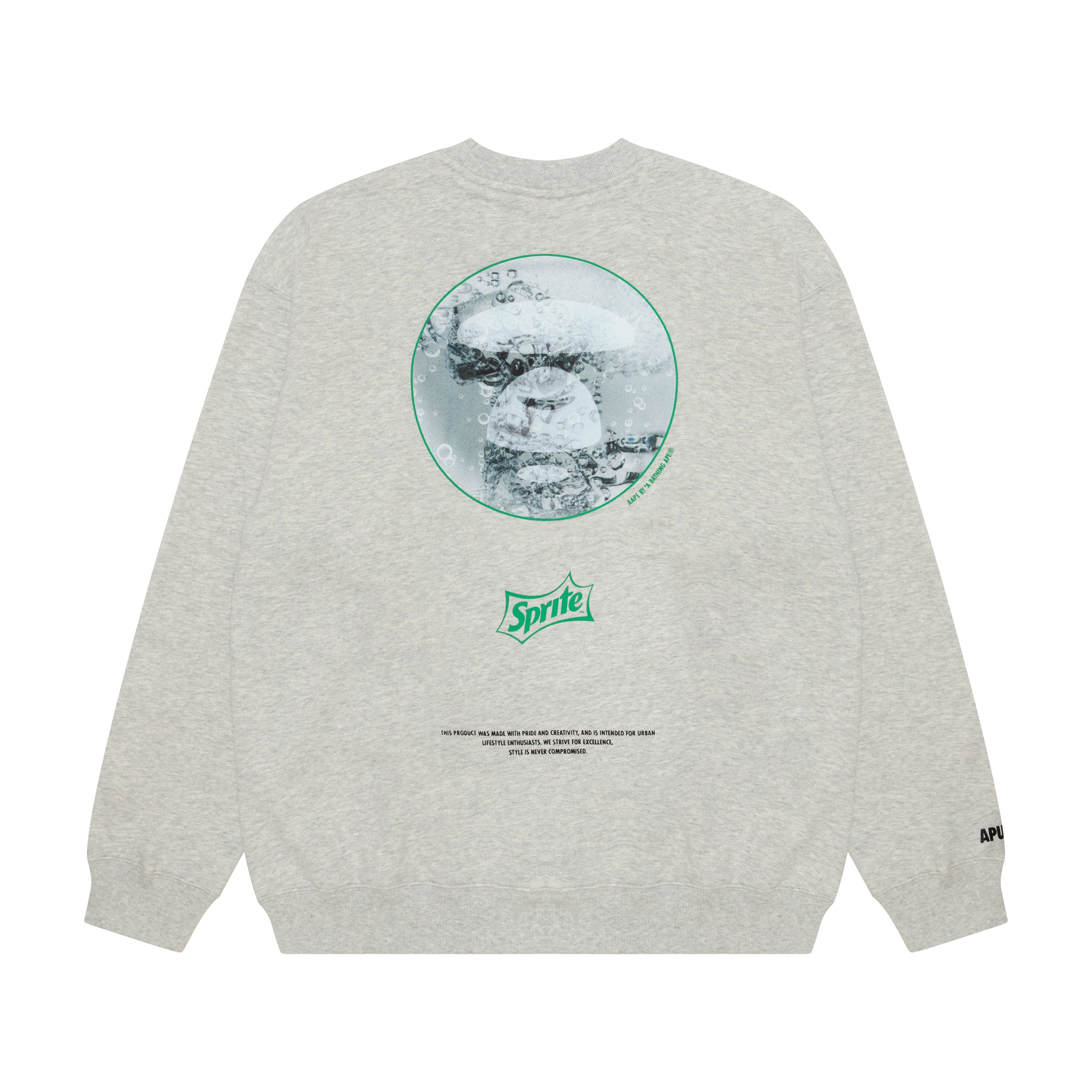 AAPE THEME CREW NECK SWEAT