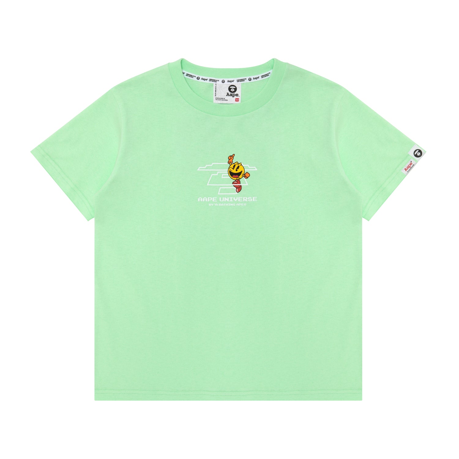 AAPE X PAC-MAN GRAPHIC PRINTED TEE KIDS