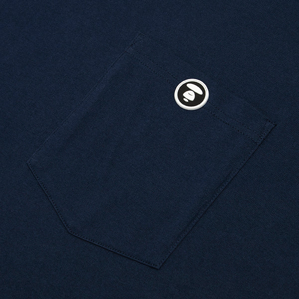 AAPE APE FACE ONE POINT POCKET TEE