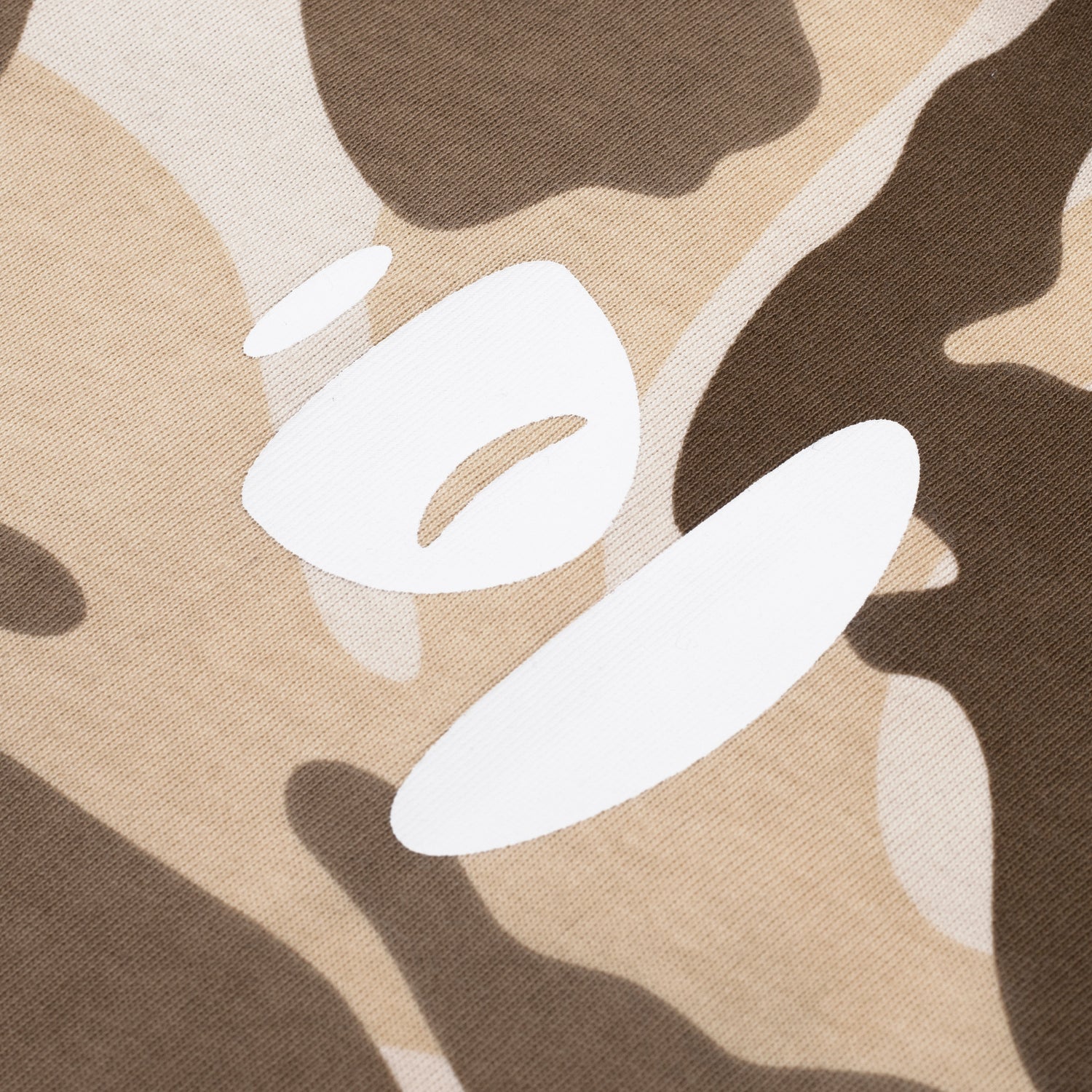 AAPE APE FACE SPLICED CAMO TEE