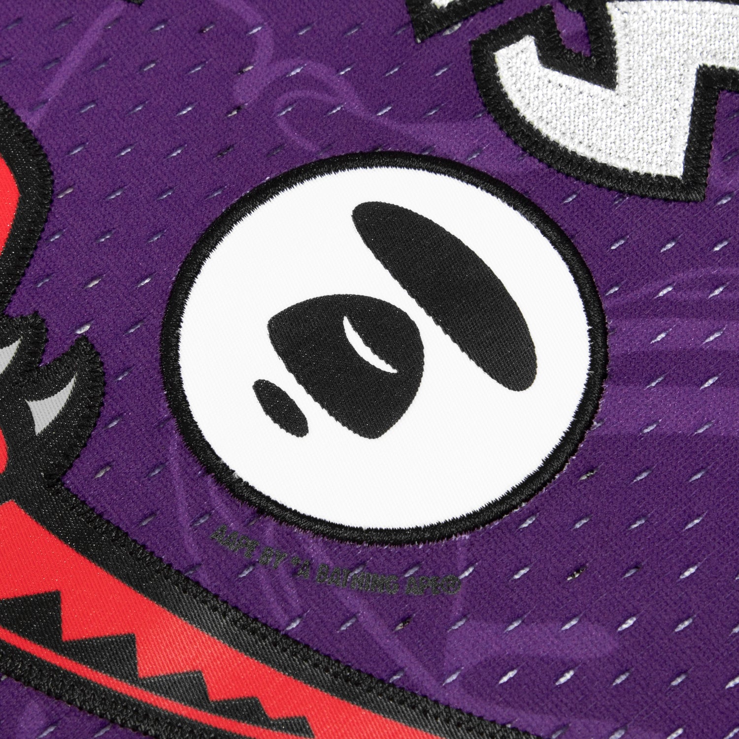 AAPE X MITCHELL & NESS RAPTORS MESH TEE