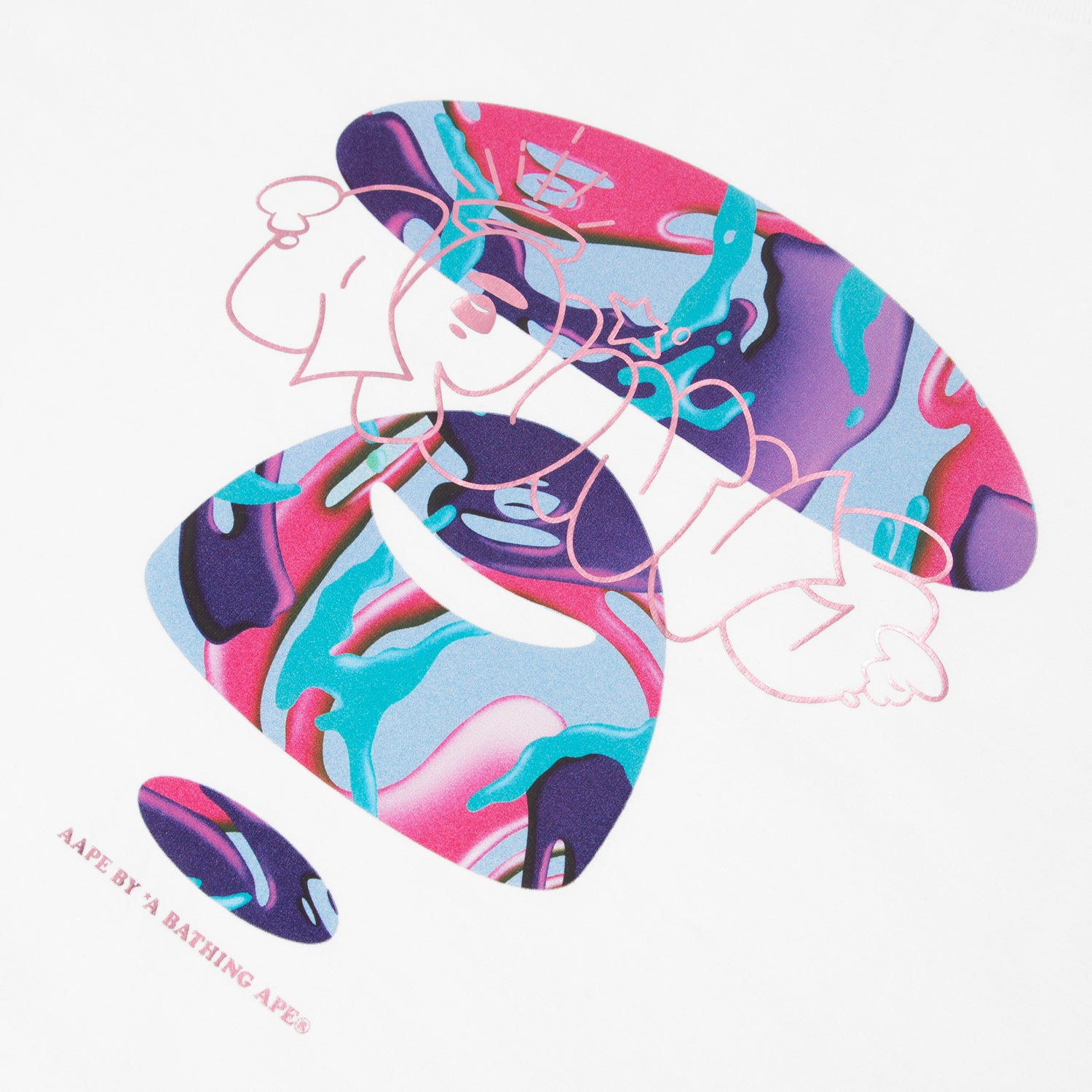 AAPE 23" SHORT SLEEVE TEE LADIES