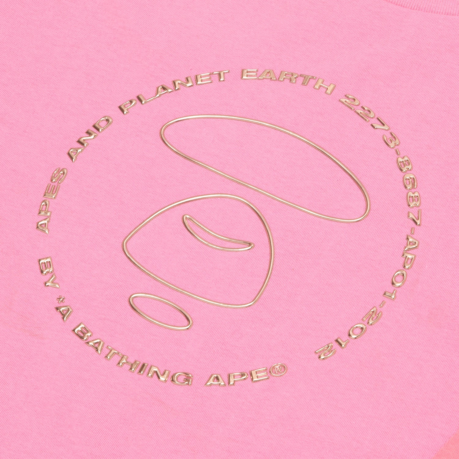 AAPE 25.5" SHORT SLEEVE TEE LADIES