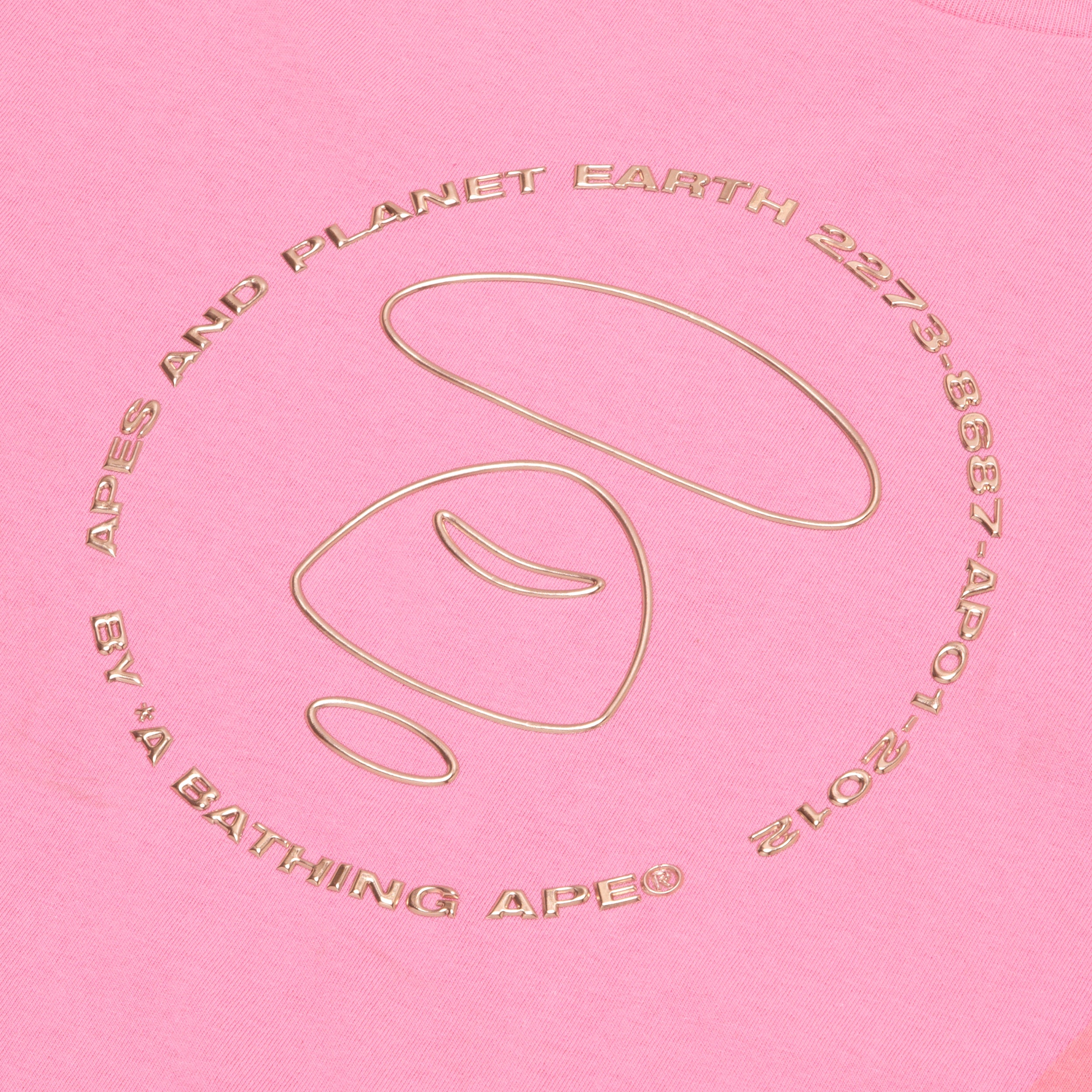 AAPE 25.5" SHORT SLEEVE TEE LADIES