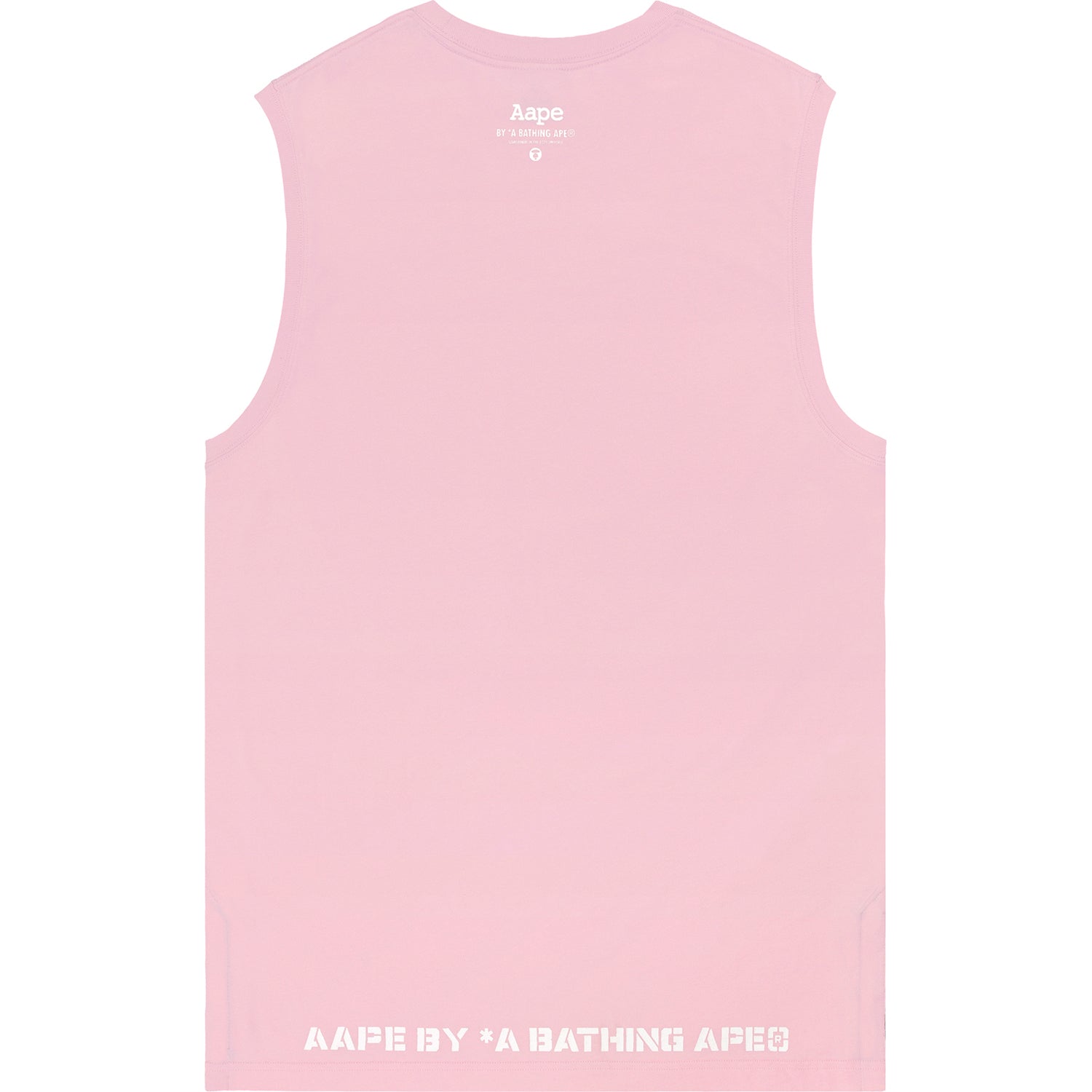 AAPE APE FACE BADGE MUSCLE TEE
