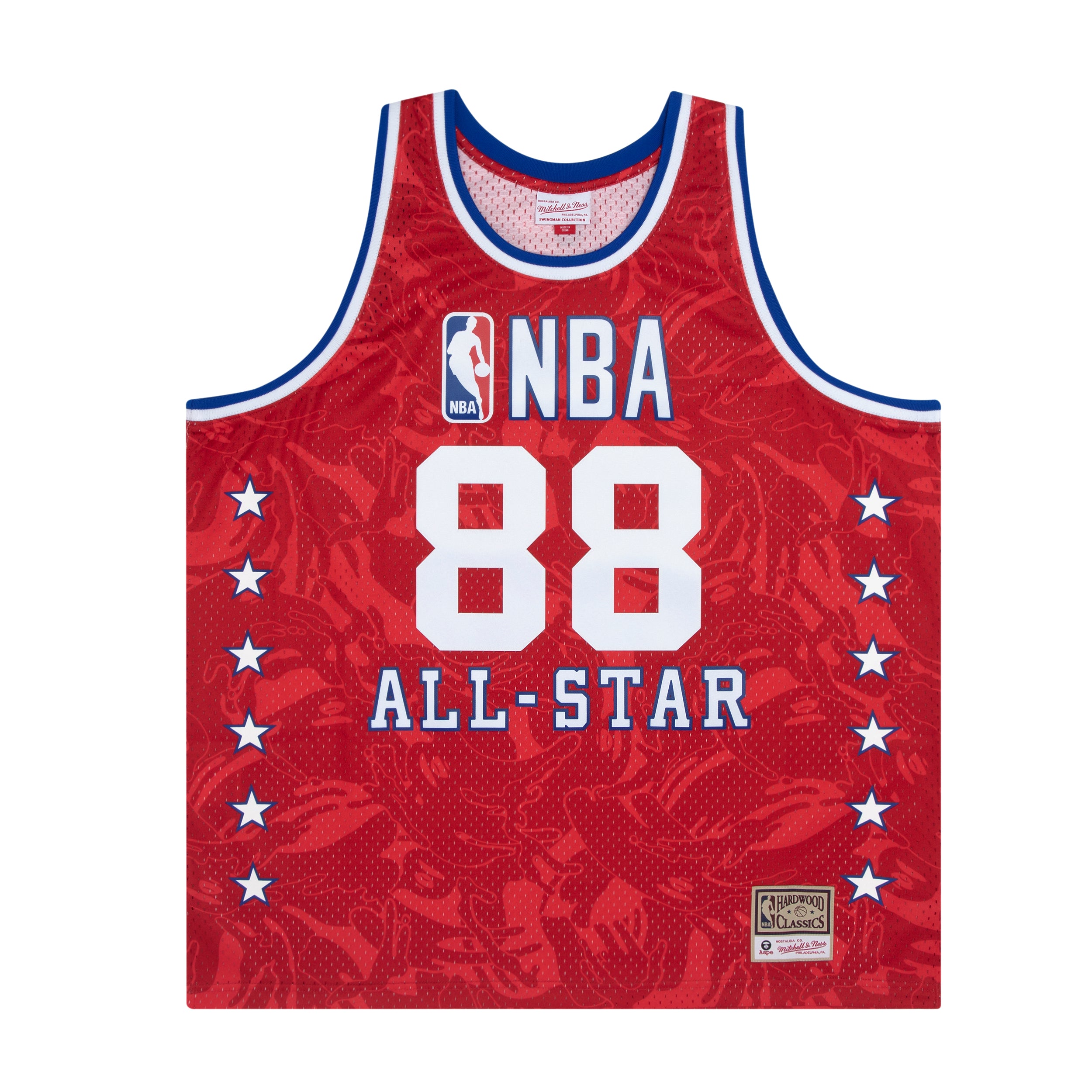 AAPE X MITCHELL & NESS NBA ALL STAR JERSEY