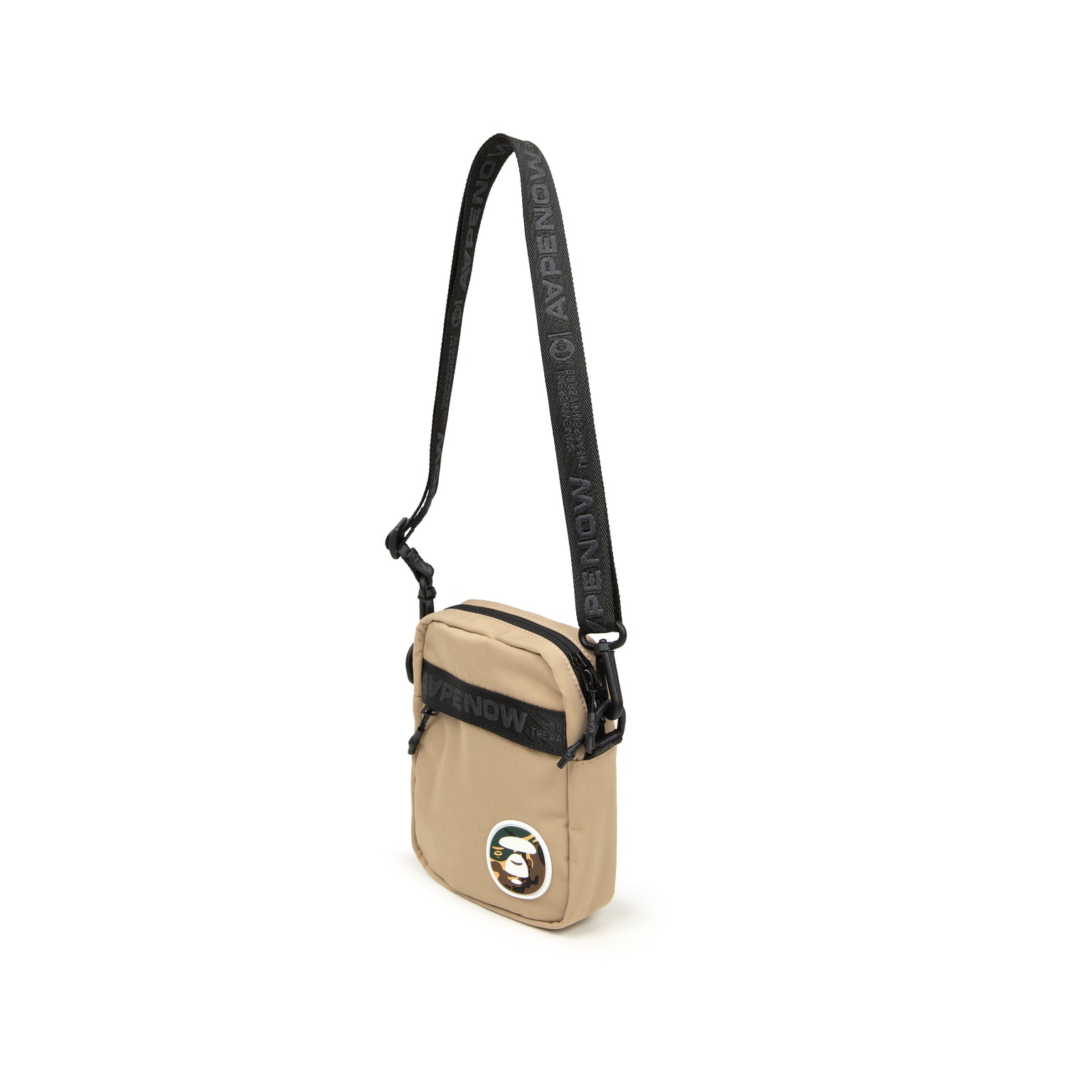 MOONFACE PATCH CROSSBODY BAG