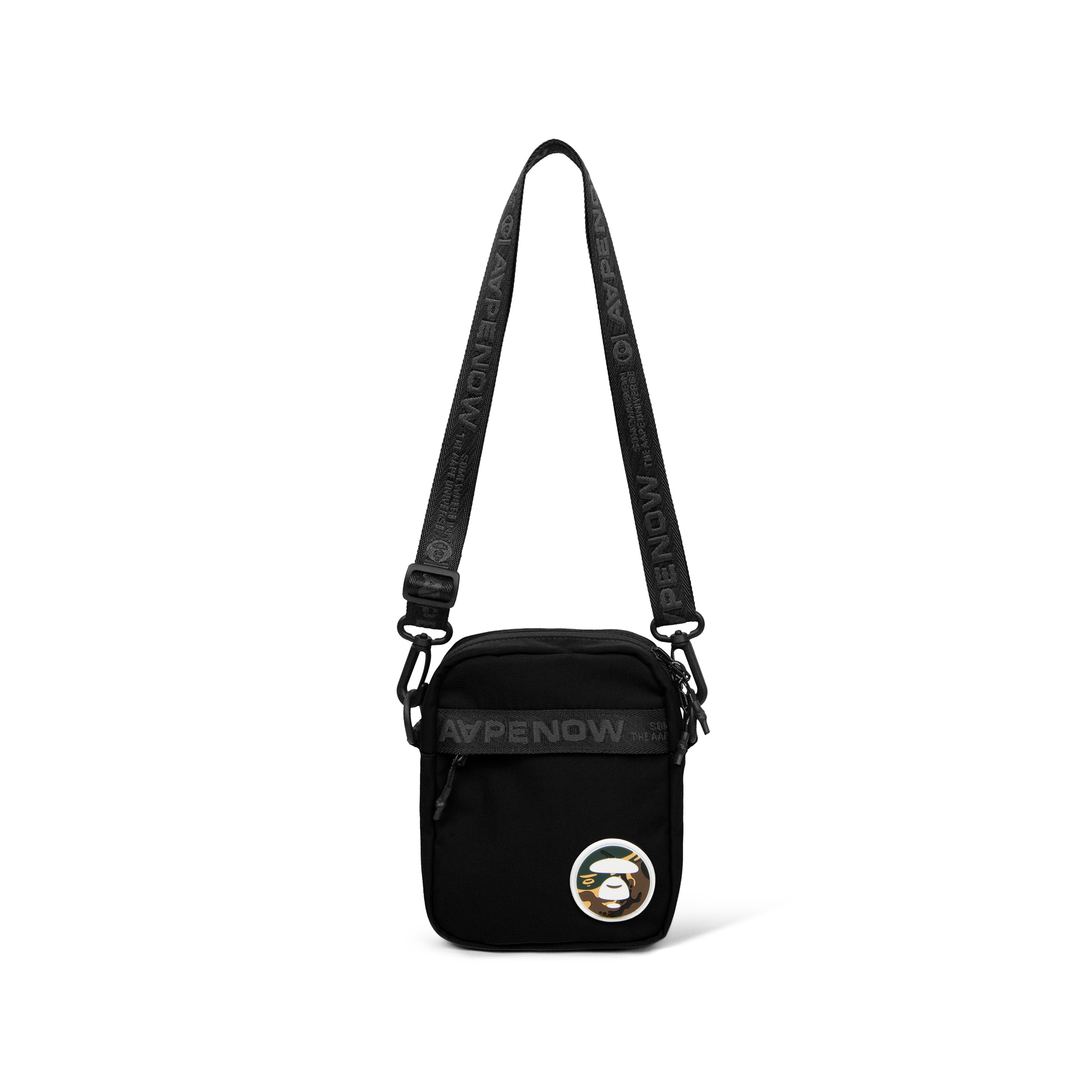 MOONFACE PATCH CROSSBODY BAG