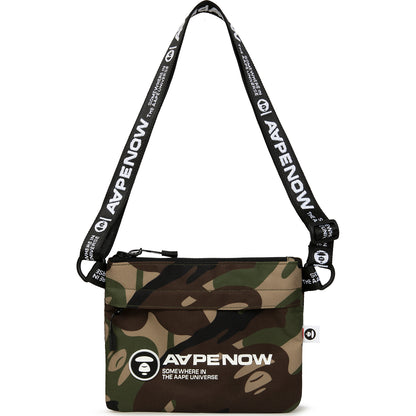 MOONFACE PATCH CAMO POUCH