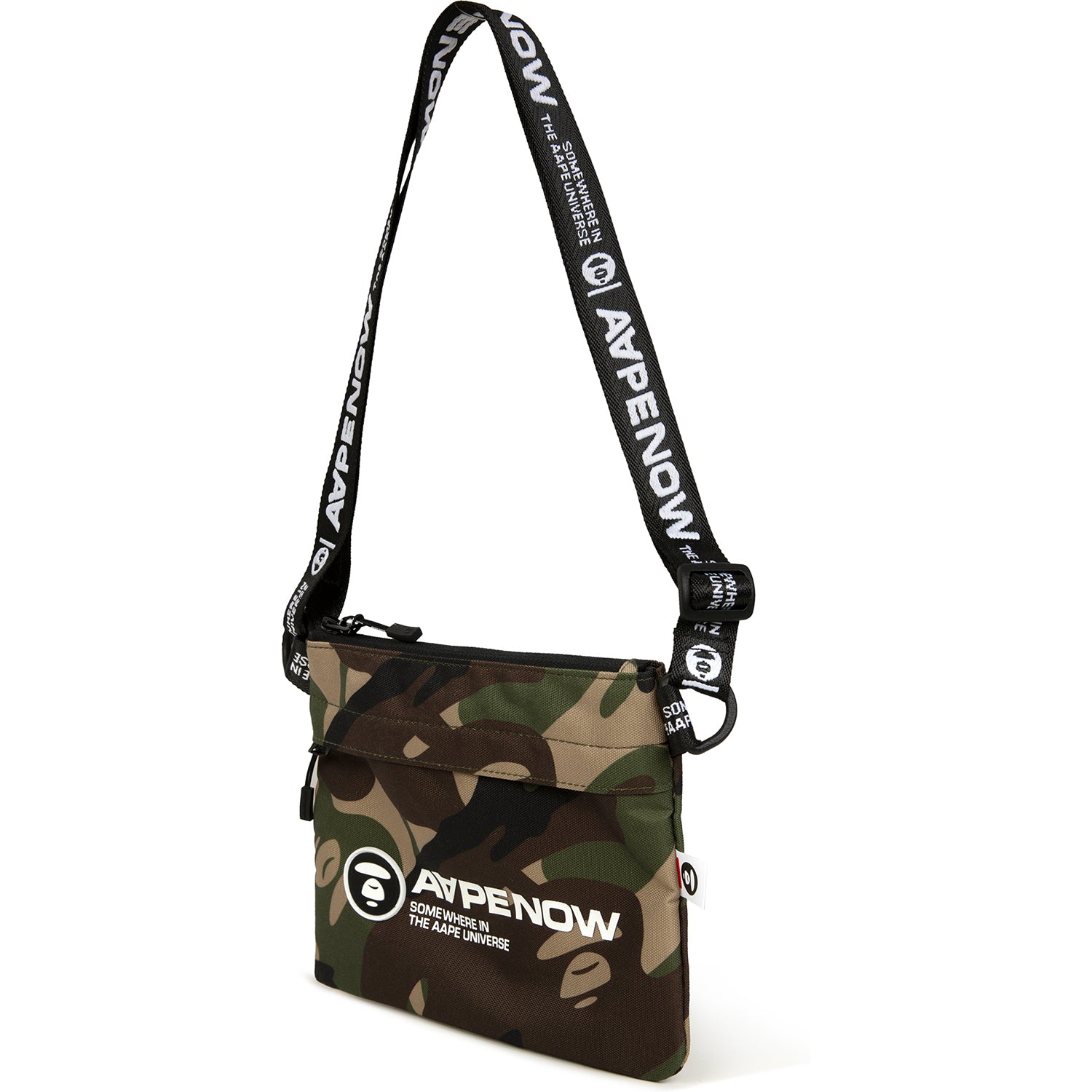 MOONFACE PATCH CAMO POUCH