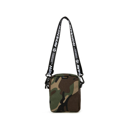 MOONFACE PATCH CAMO CROSSBODY POUCH