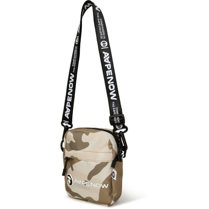 MOONFACE PATCH CAMO CROSSBODY BAG