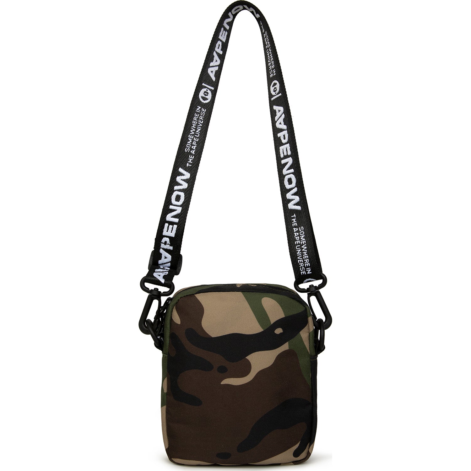 MOONFACE PATCH CAMO CROSSBODY BAG