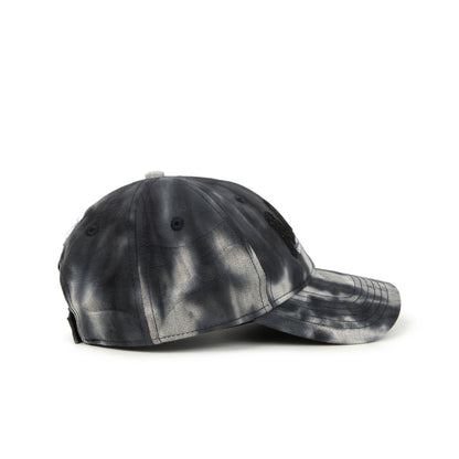 MOONFACE EMBROIDERED TIE-DYE BASEBALL CAP