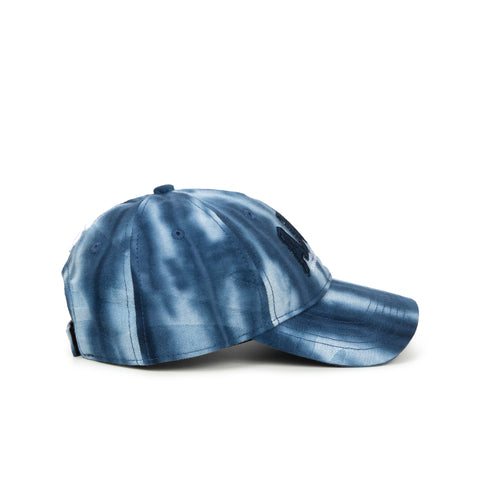 MOONFACE EMBROIDERED TIE-DYE BASEBALL CAP
