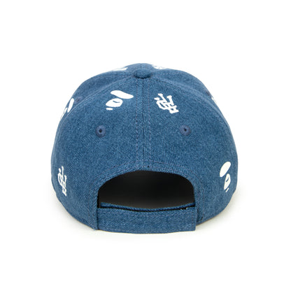 MOONFACE PATTERNED MONOGRAM CAP