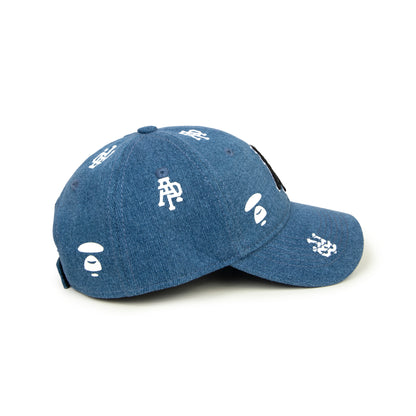 MOONFACE PATTERNED MONOGRAM CAP